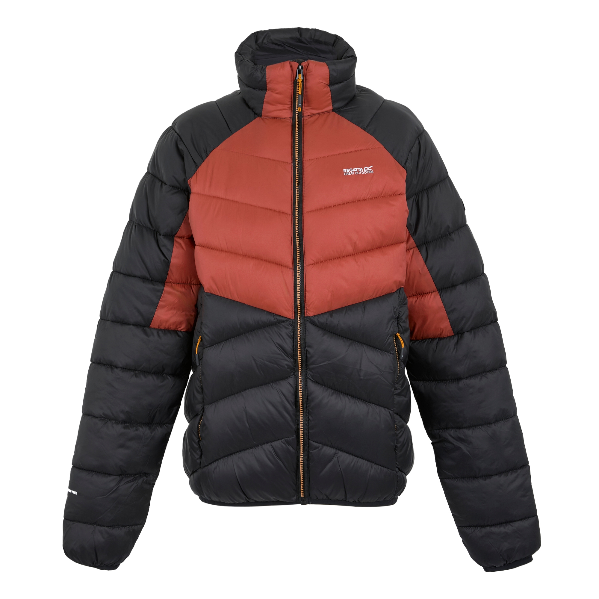 Men's Dalent Padded Jacket | Red Ochre Black