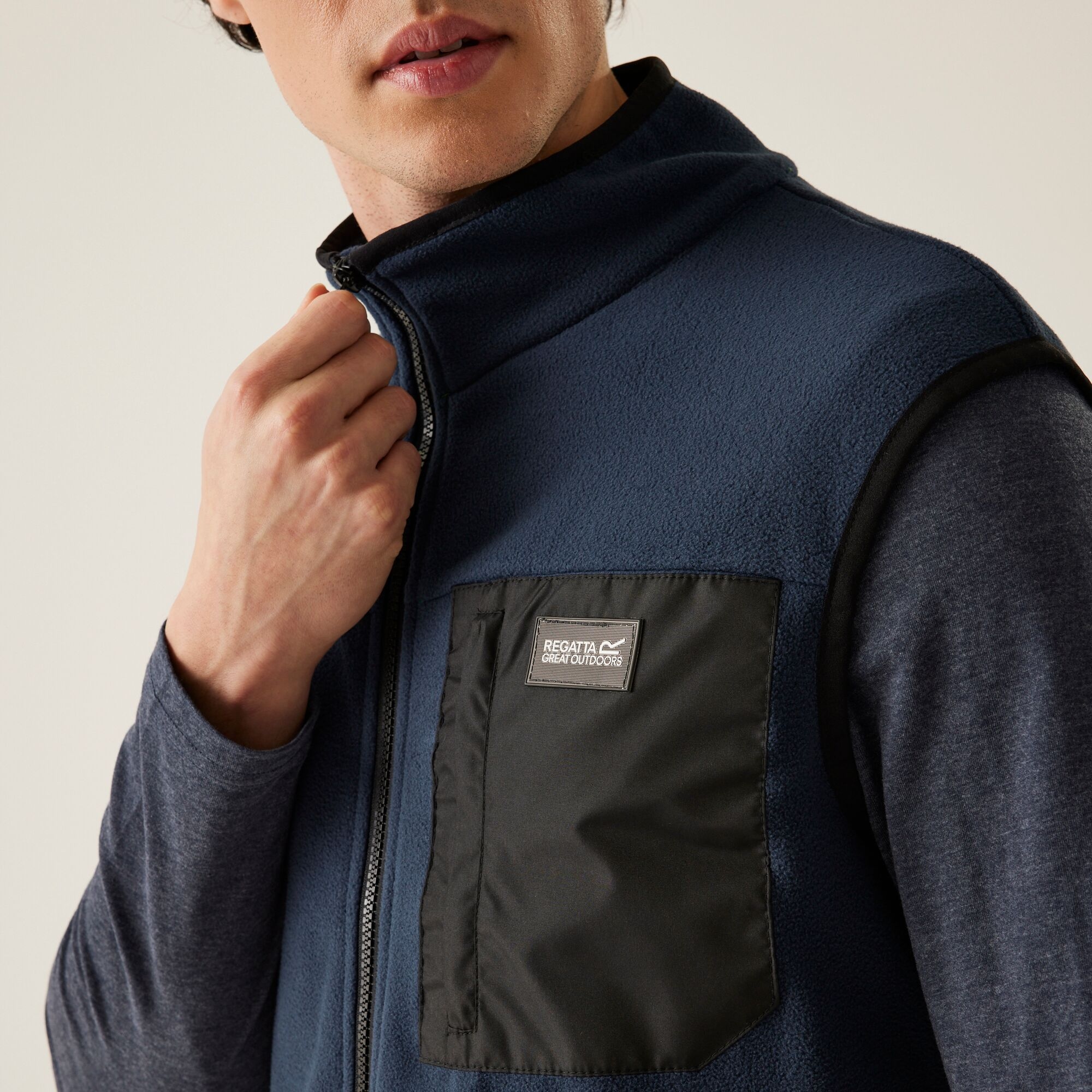 Men's Frankie Fleece Gilet | Navy