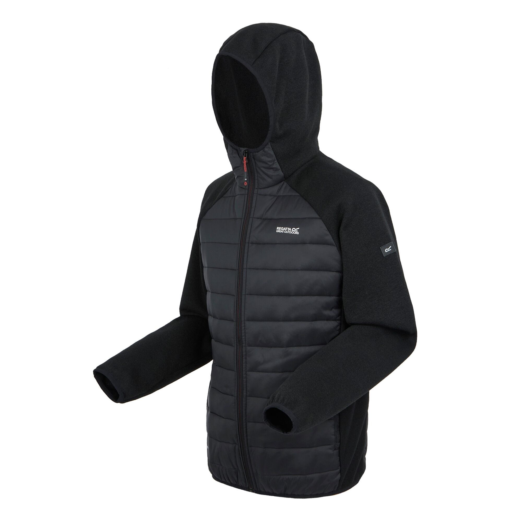 Men's Newhill Hybrid Jacket | Black Red Ochre
