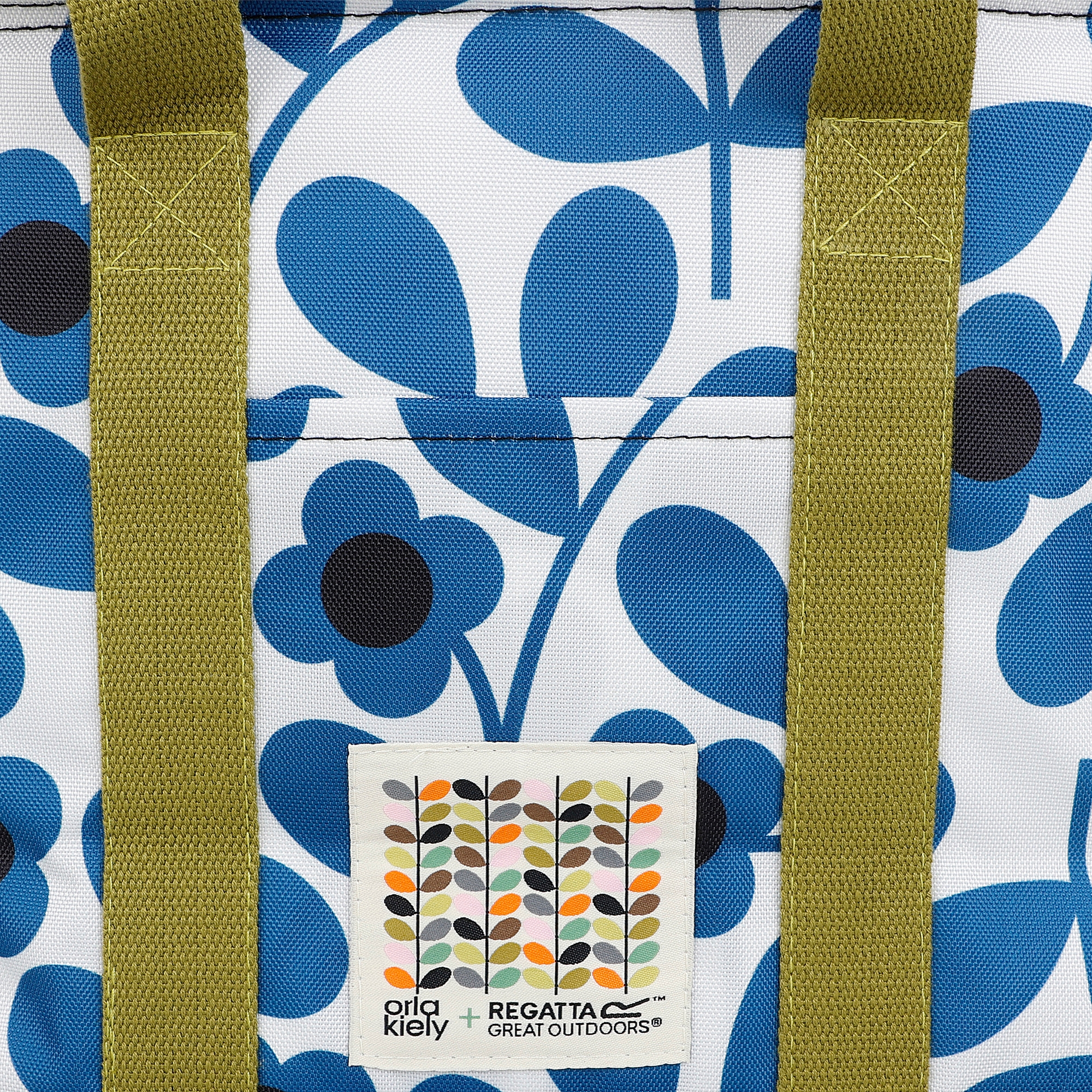 Orla Kiely 12L Coolbag | Jasmine Flower Blue