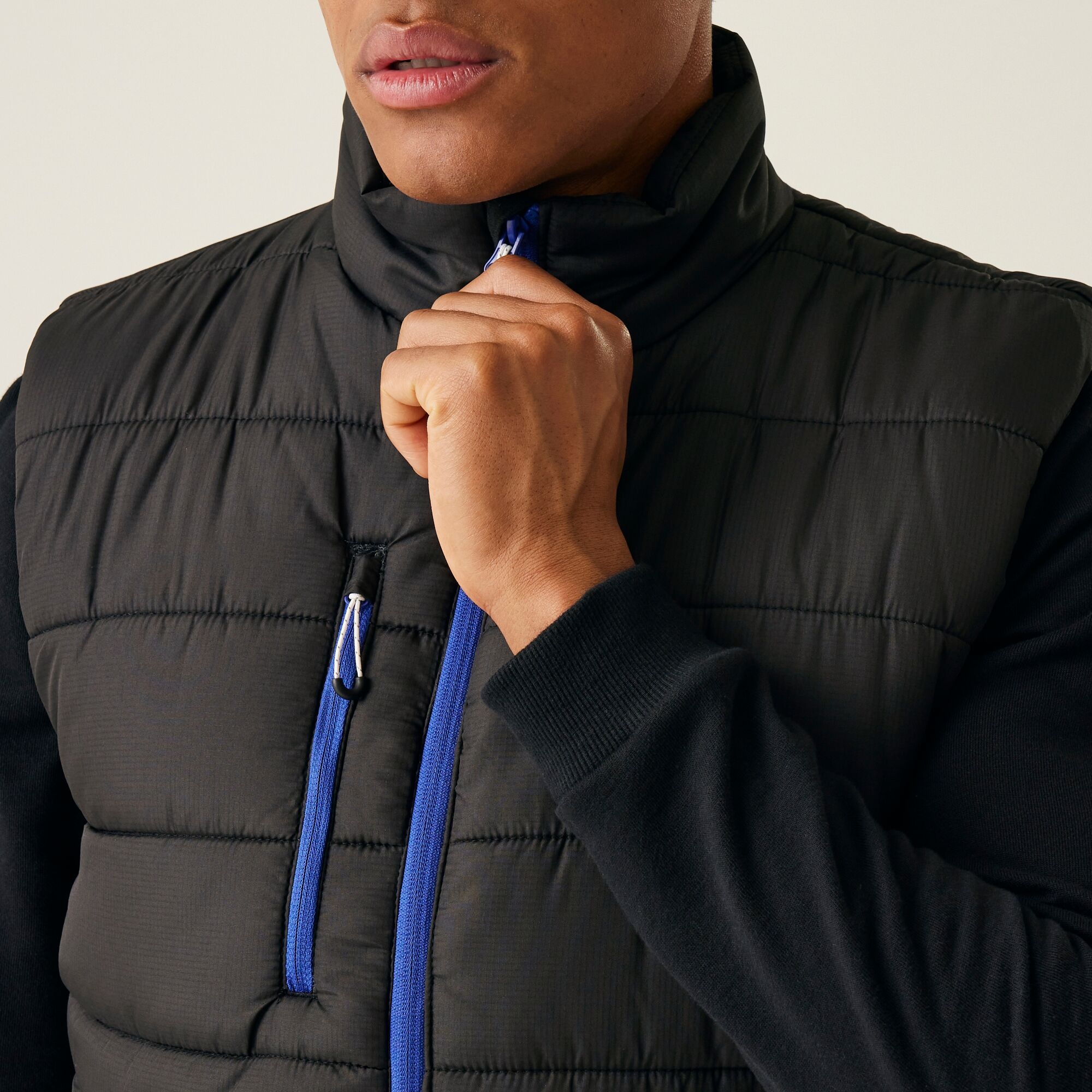 Men's Navigate Thermal Bodywarmer | Black New Royal