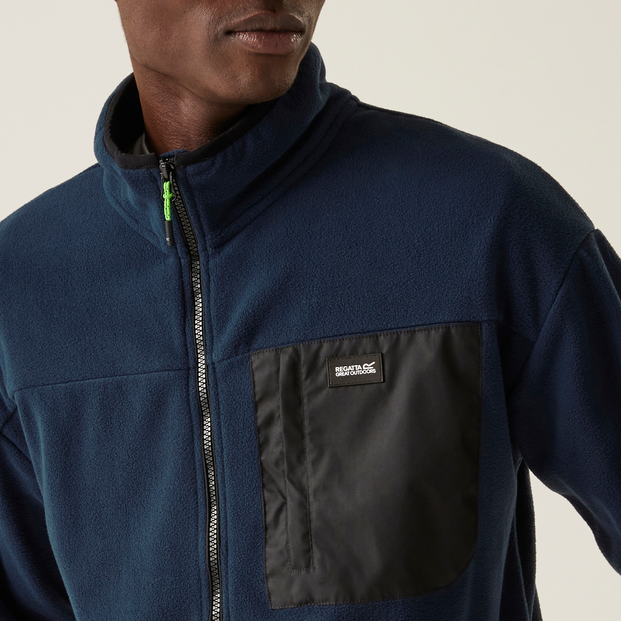 Men's Frankie Full Zip Fleece | Navy