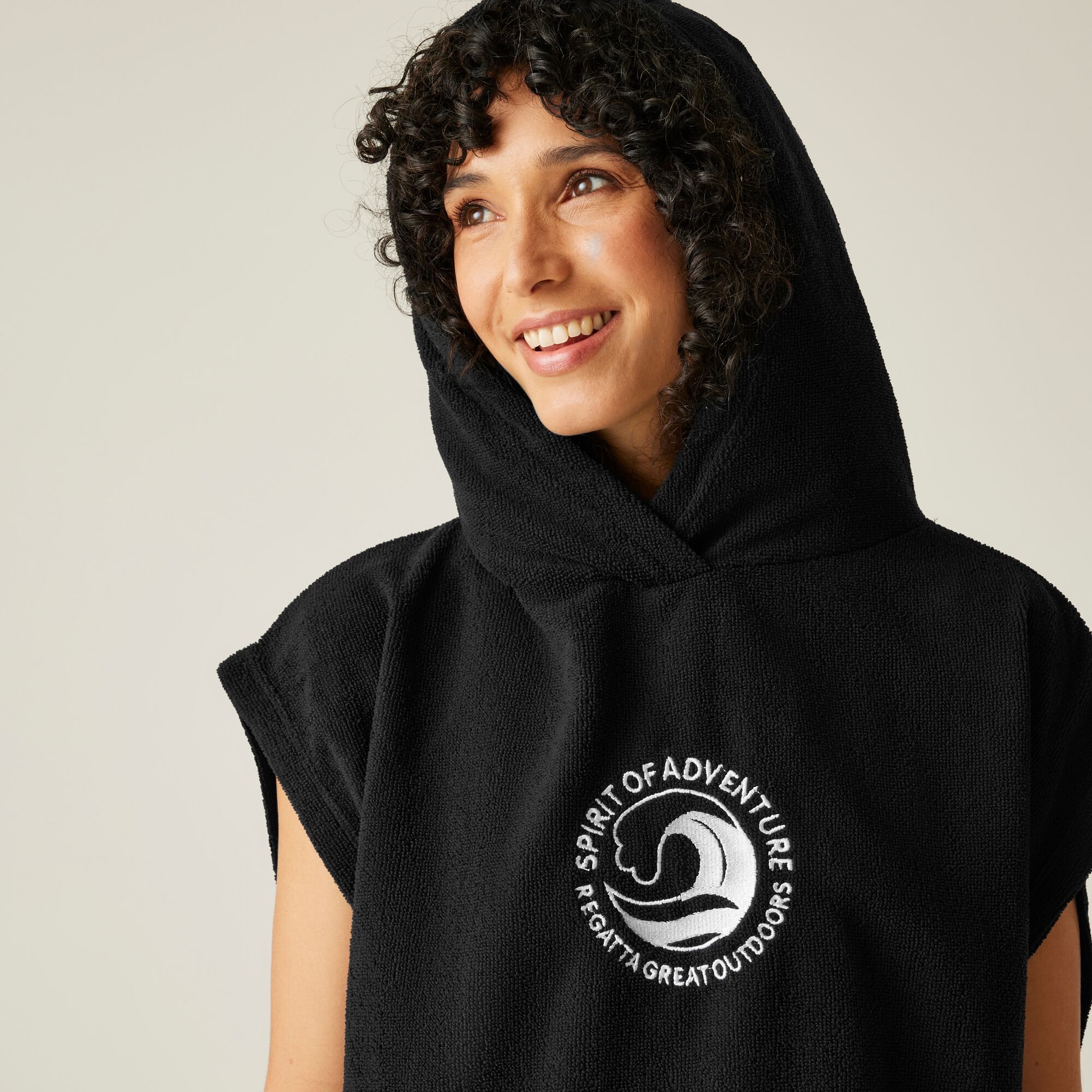 Adult's Towel Robe | Black