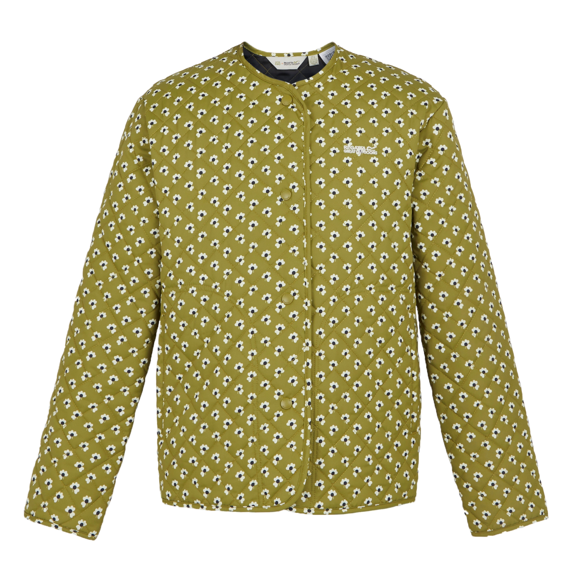 Orla Kiely Quilted Jacket | Clover Olive