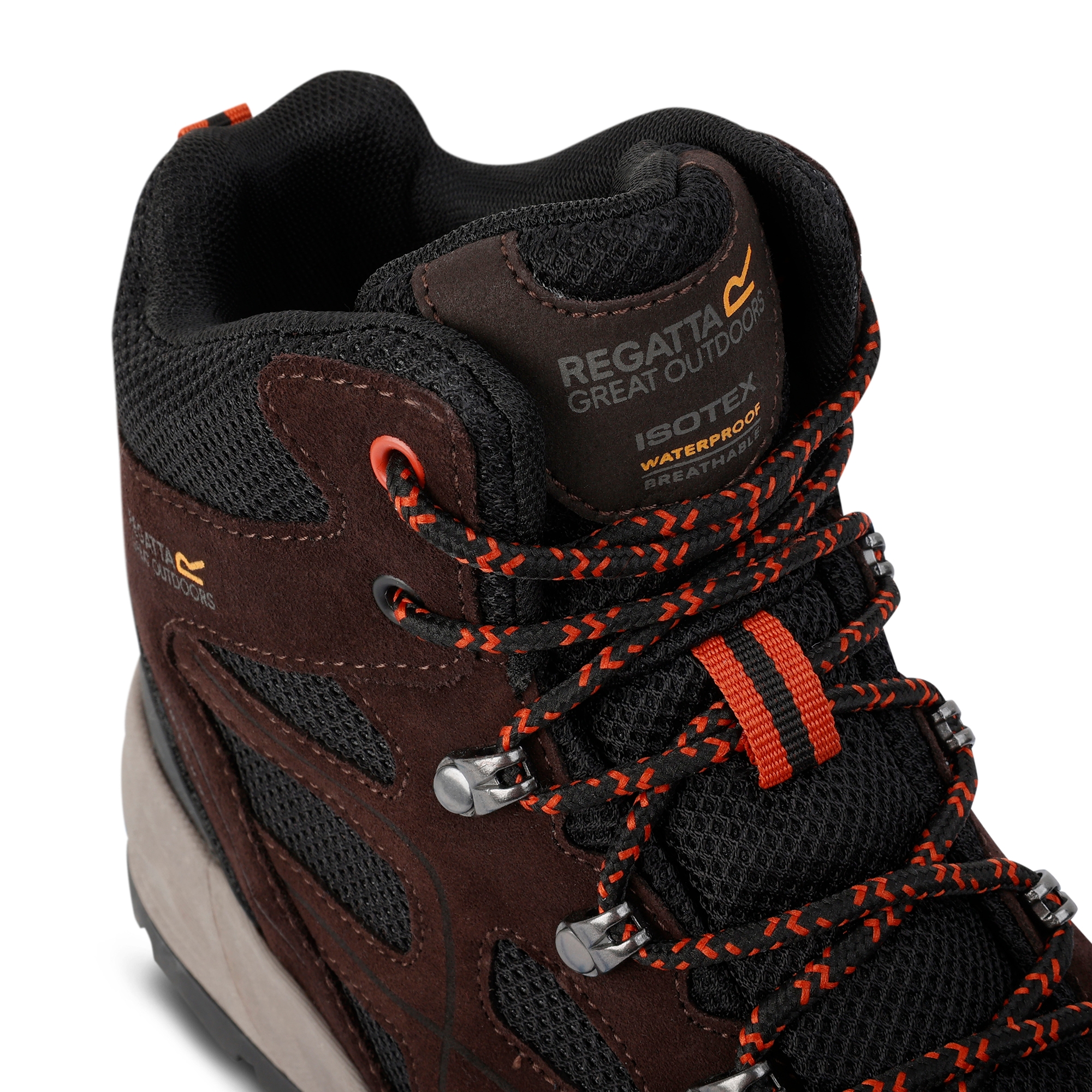 Men's Vendeavour Suede Walking Boots | Peat Blaze Orange
