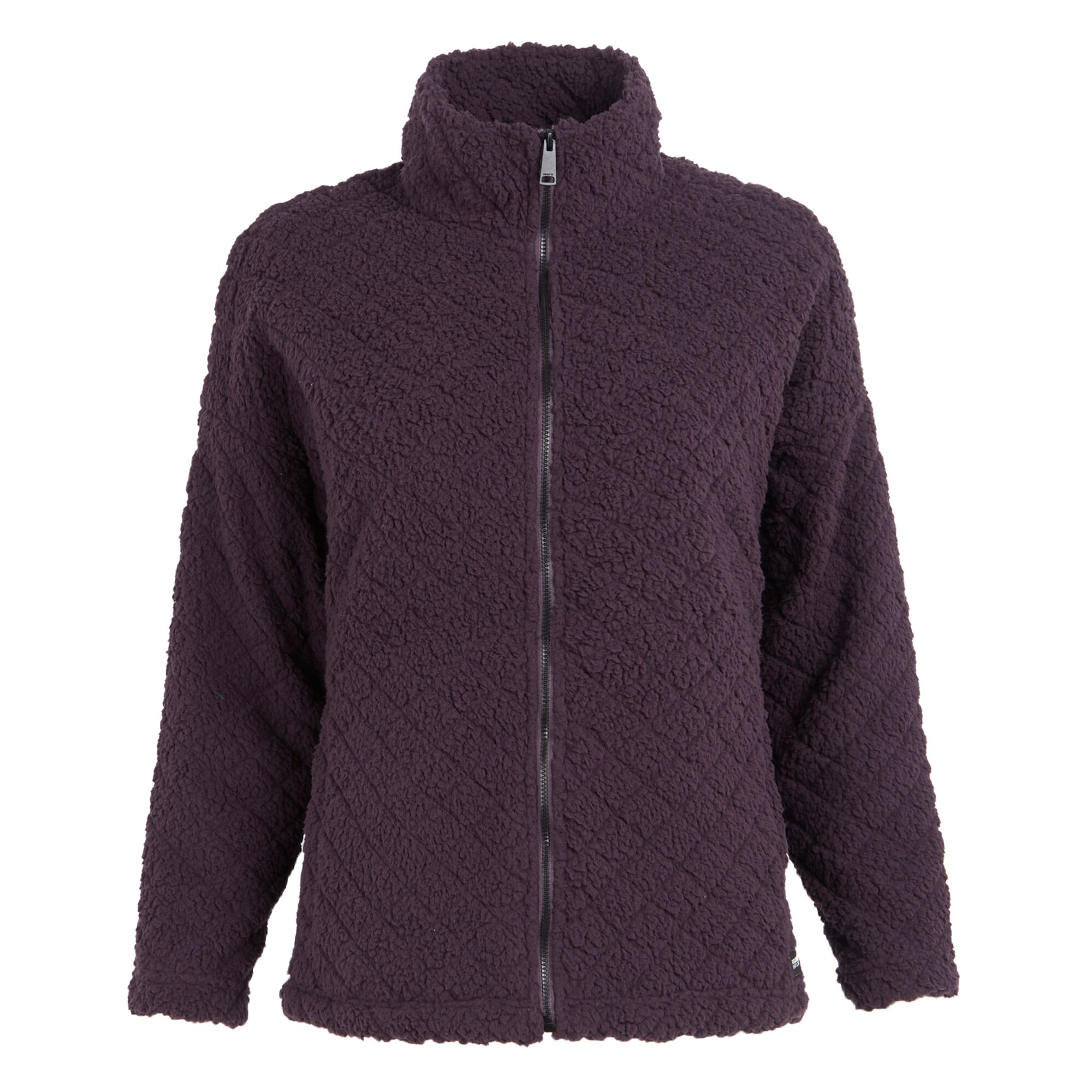 Women's Apphia Full Zip Fluffy Fleece | Deep Plum