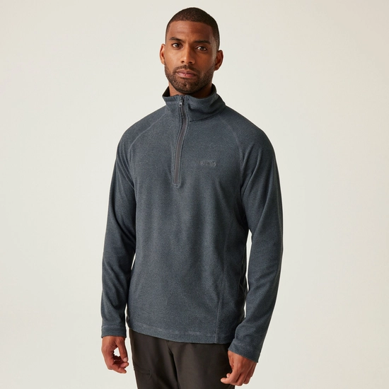 Men's Montes Lightweight Half Zip Fleece | Light Steel