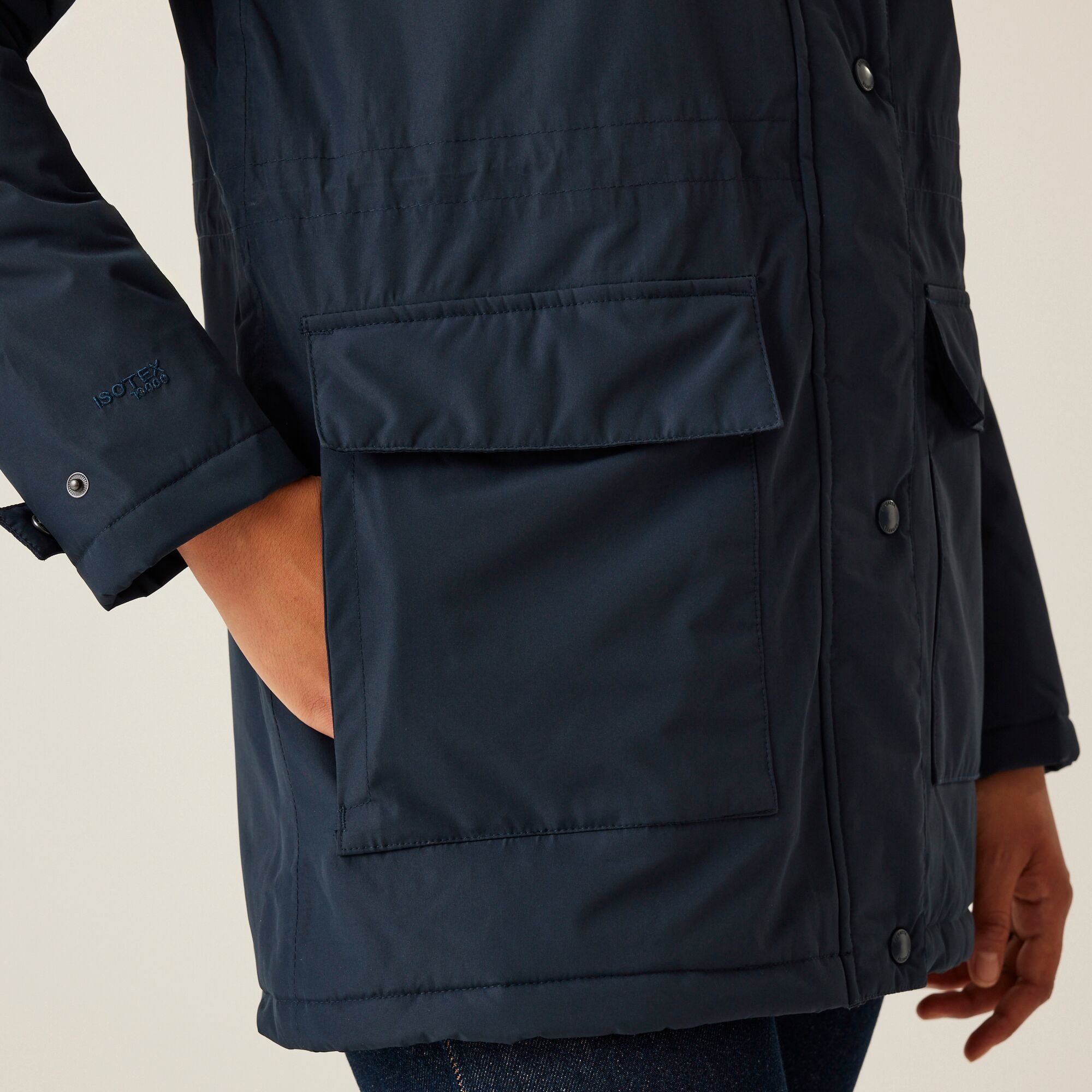 Women's Mireya Waterproof Insulated Jacket | Navy Spot Print