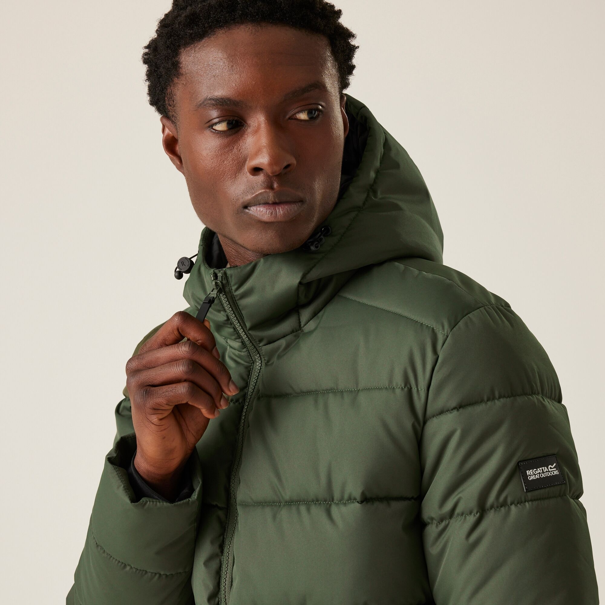 Men's Lakiver Padded Jacket | Dark Khaki