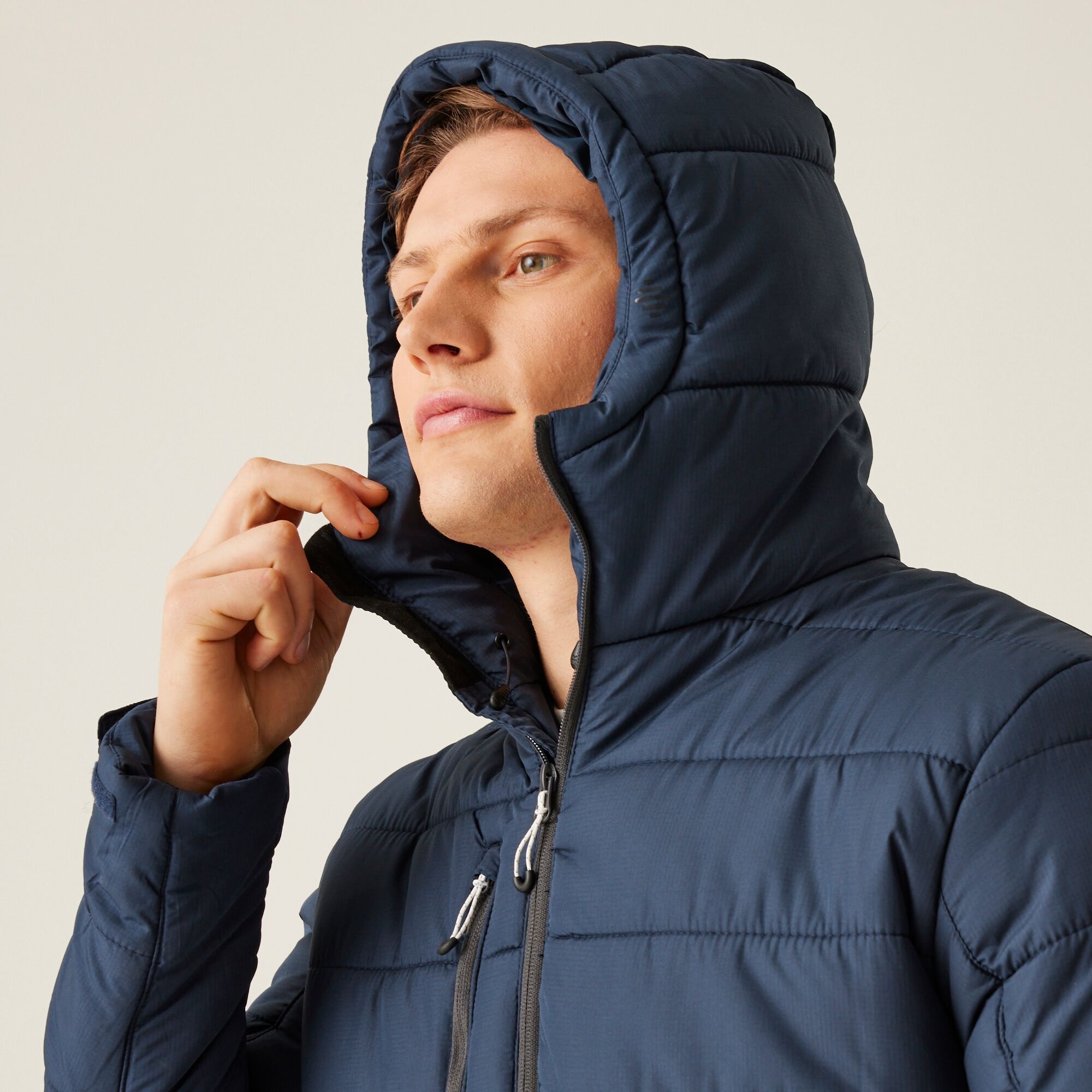 Men's Navigate Thermal Jacket | Navy Seal Grey