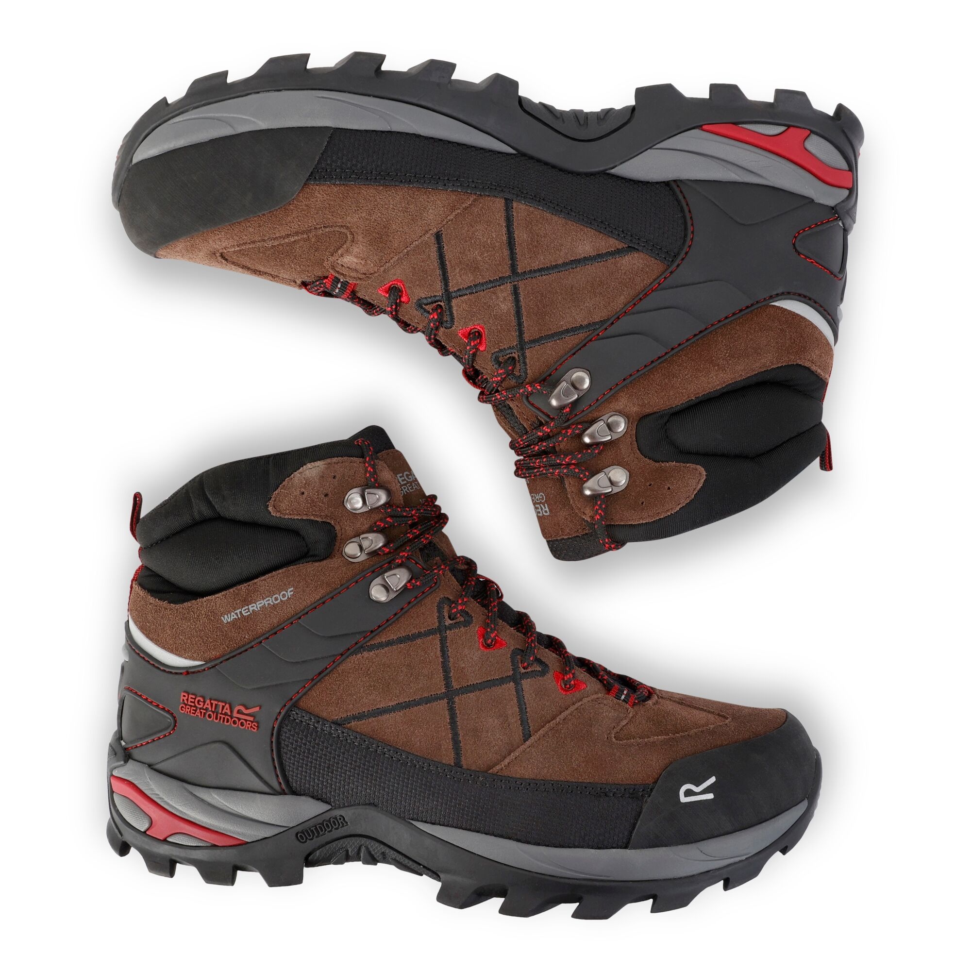 Men's Samaris Pro II Walking Boots | Chestnut Dark Red