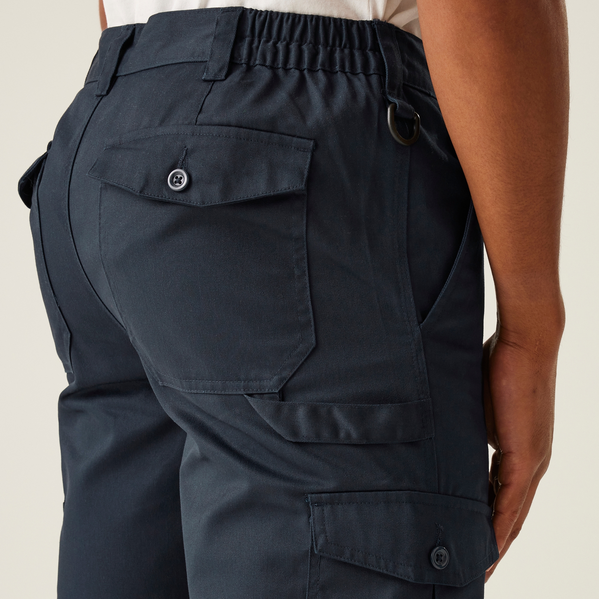 Men's Cargo Work Trousers | Navy