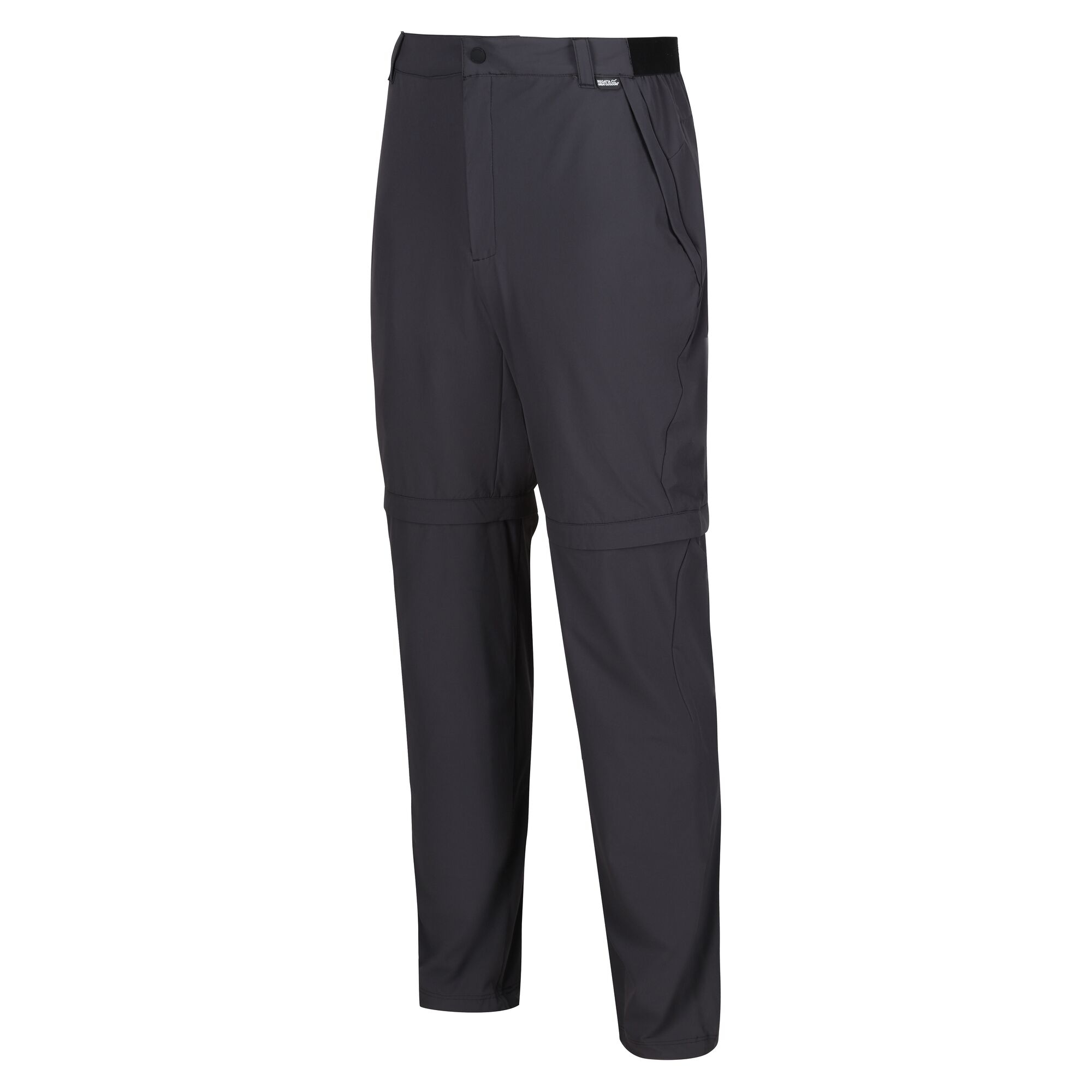 Men's Travel Light Zip Off Packaway Trousers | Ash