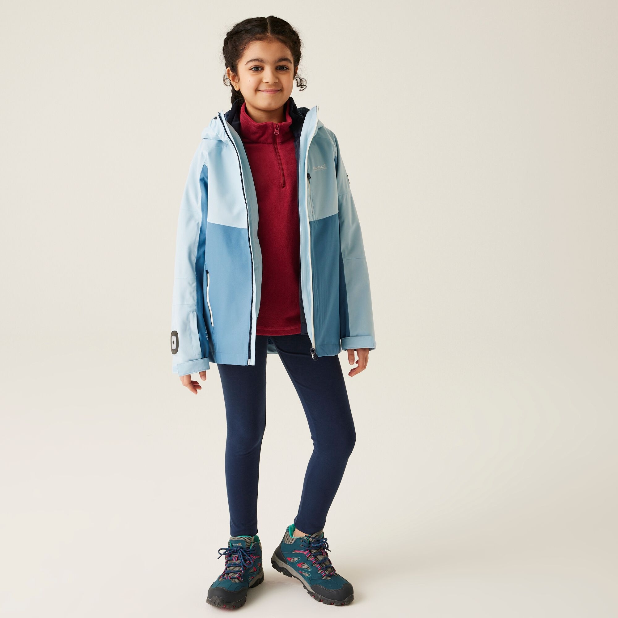 Girls Trekktain 3-in-1 Jacket | Coronet Blue Clear Sky