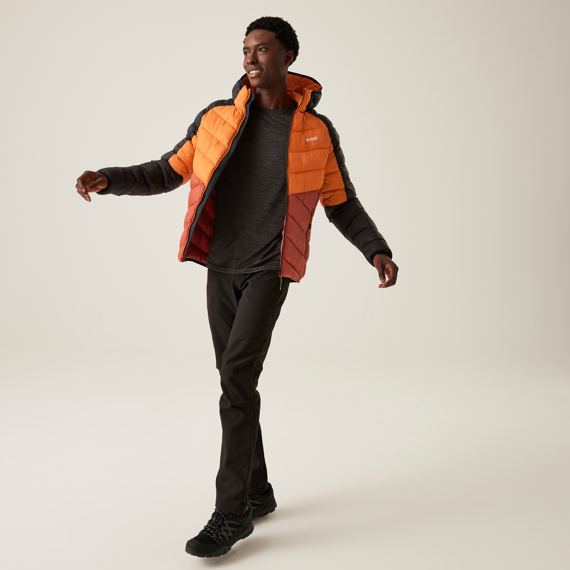 Men's Dalent Insulated Hooded Jacket | Fox Red Ochre
