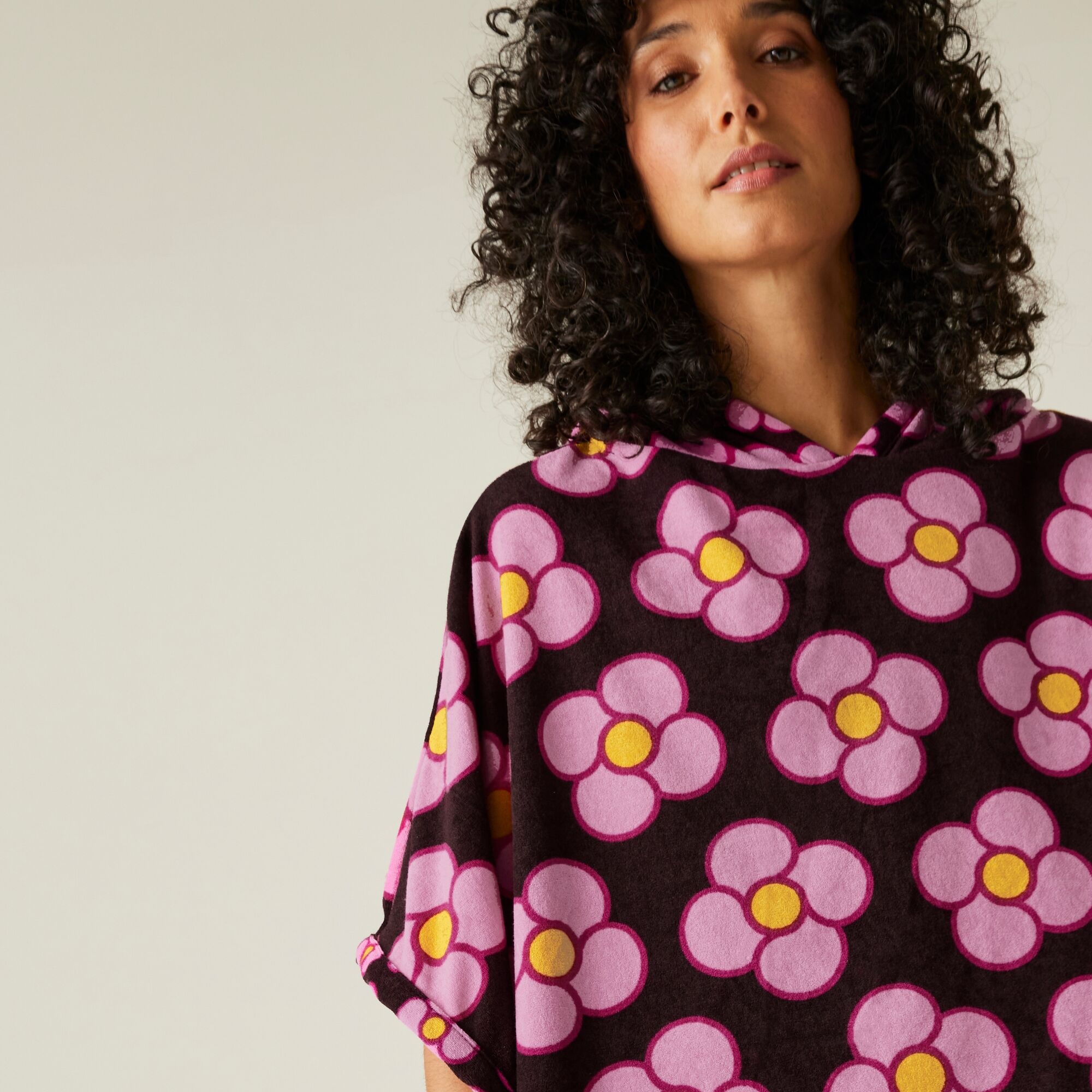Orla Kiely Towelling II Robe | Spinning Flower Morello