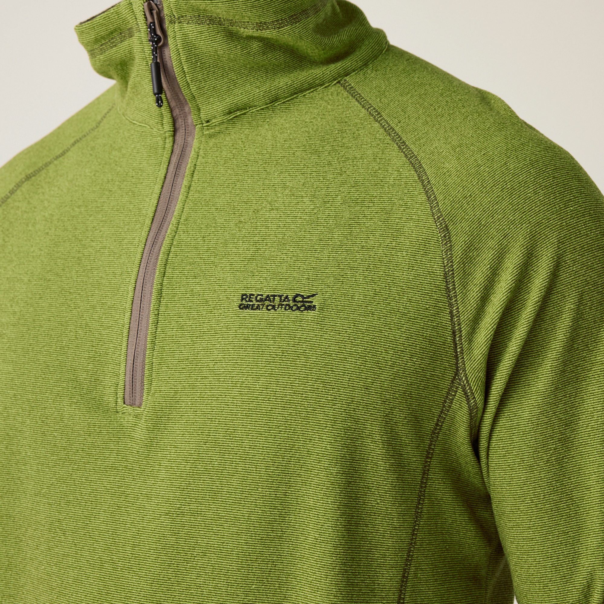 Men's Montes Lightweight Half Zip Fleece | Grenoble Green Nephrite Green