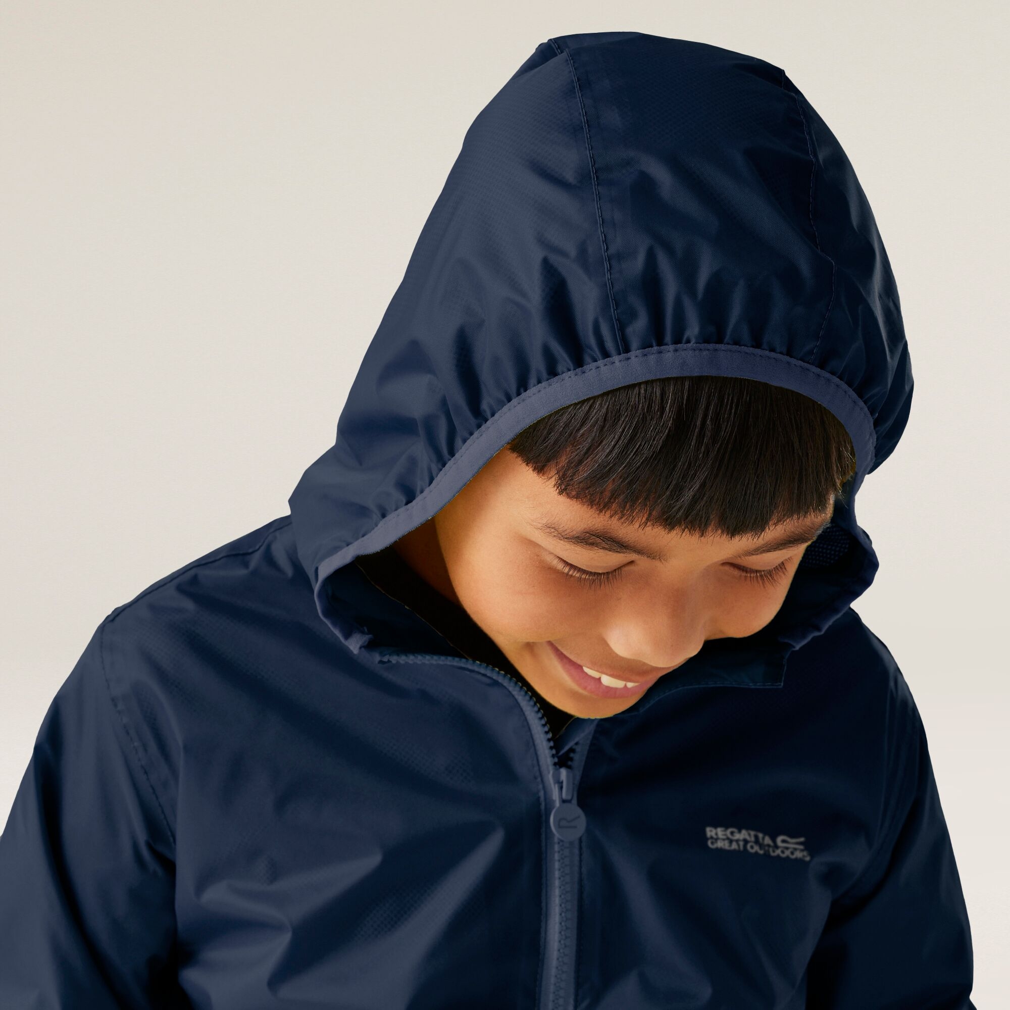 Kids' Lever II Waterproof Packaway Jacket | Navy