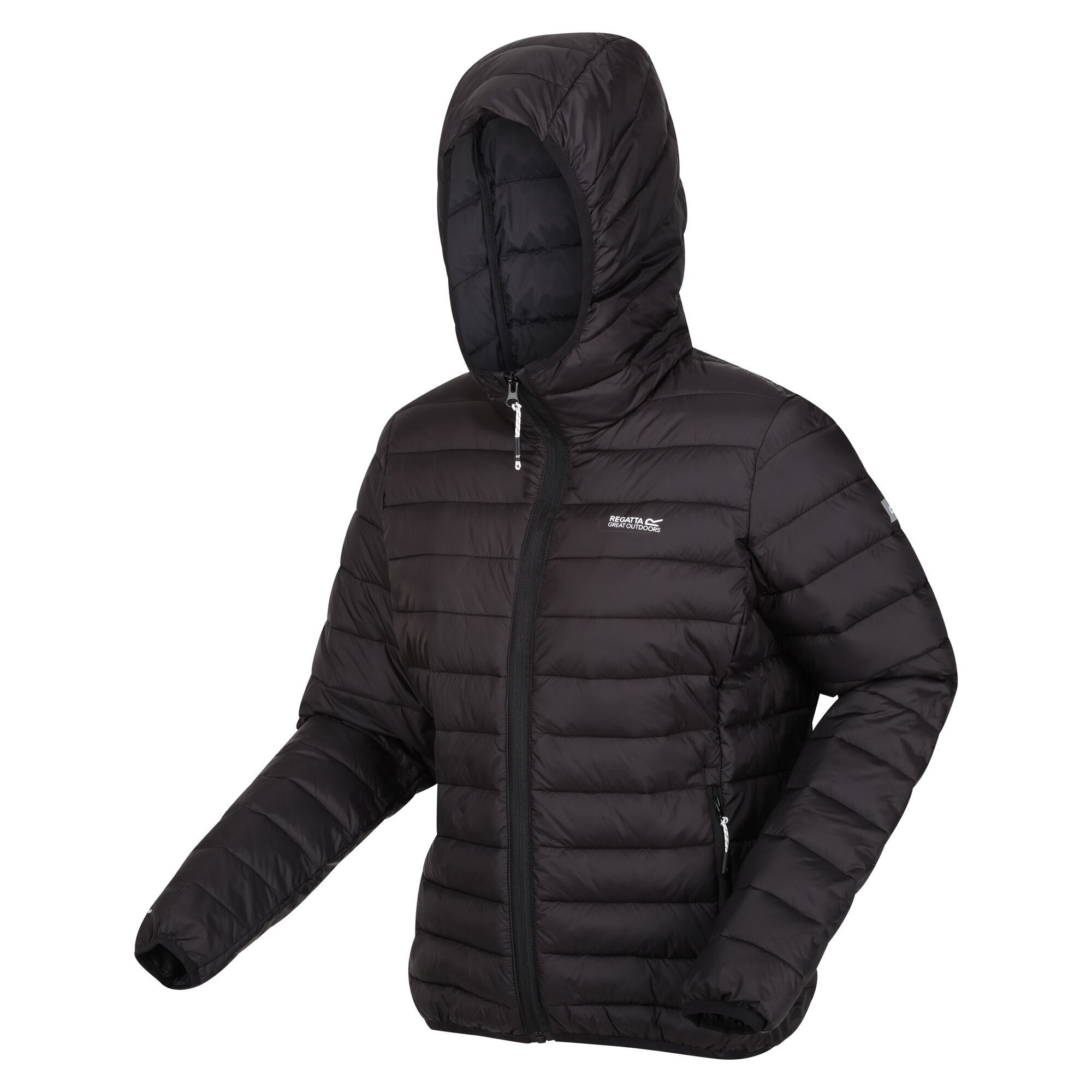 Women's Hooded Marizion Quilted Jacket | Black