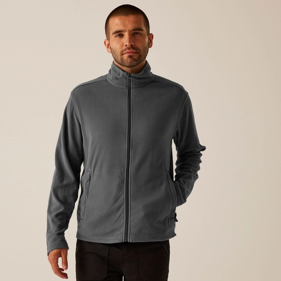 Men's Classic Full Zip Lightweight Microfleece | Seal Grey