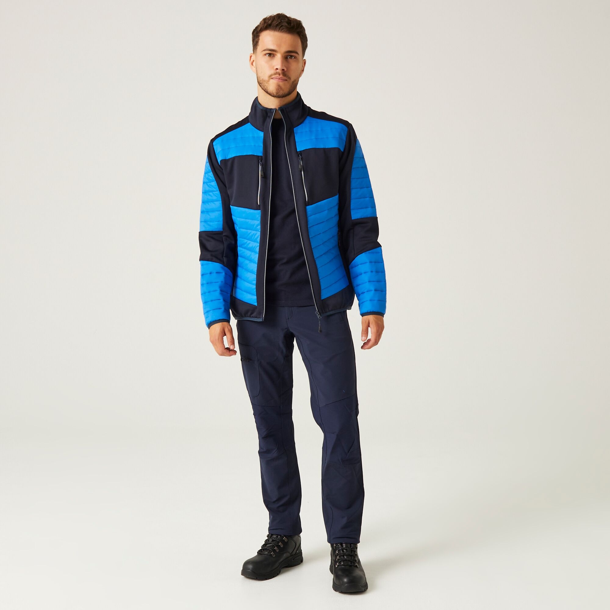 Men's E-Volve Thermal Hybrid Jacket | Strong Blue Navy