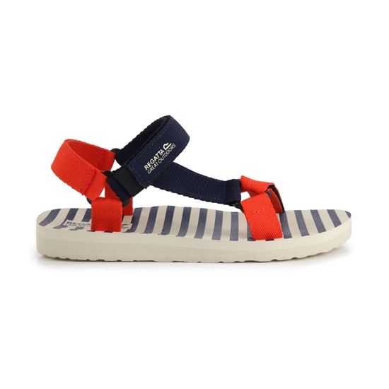 Lady Vendeavour Sandal | Navy Navy Stripe?
