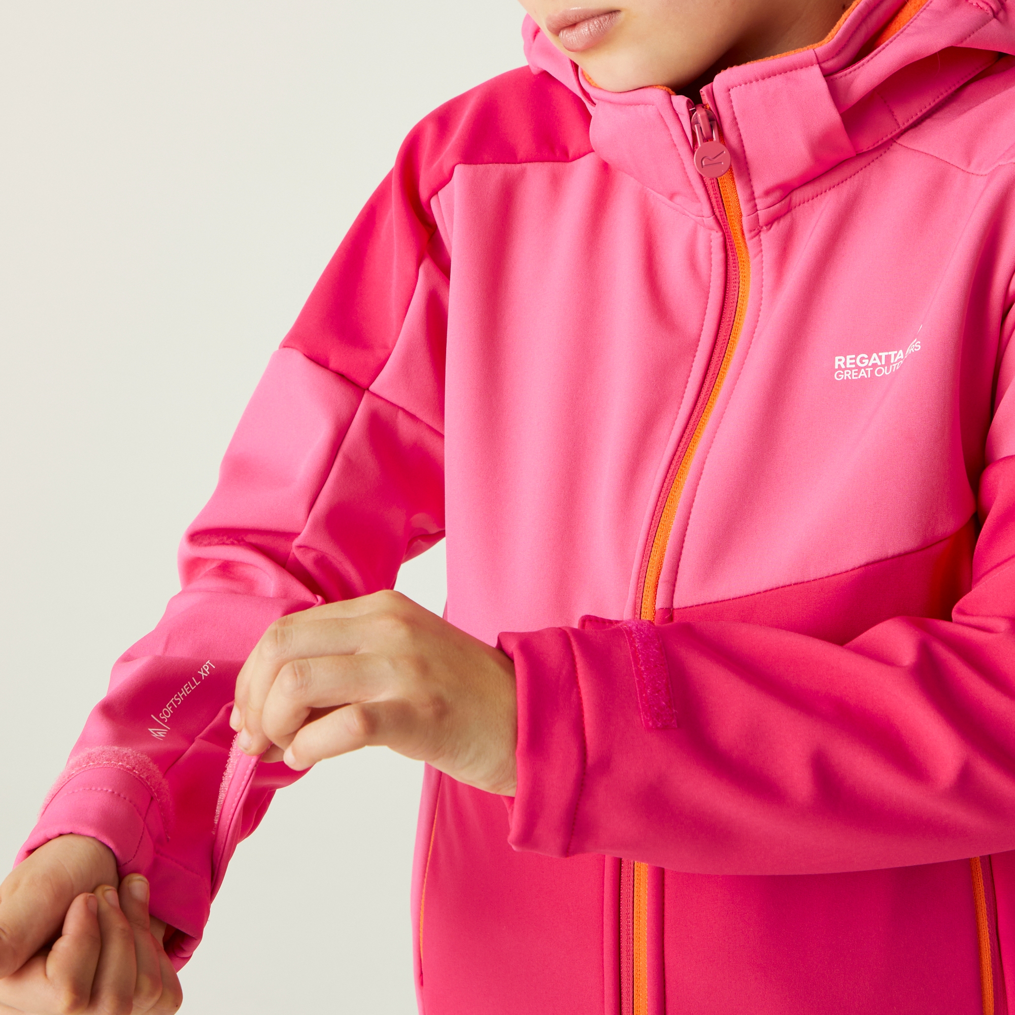 Kids' Acidity VII Softshell Jacket | Flamingo Pink Pink Potion