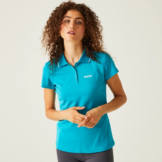 Women's Maverick V Active Polo Shirt | Purple Sage