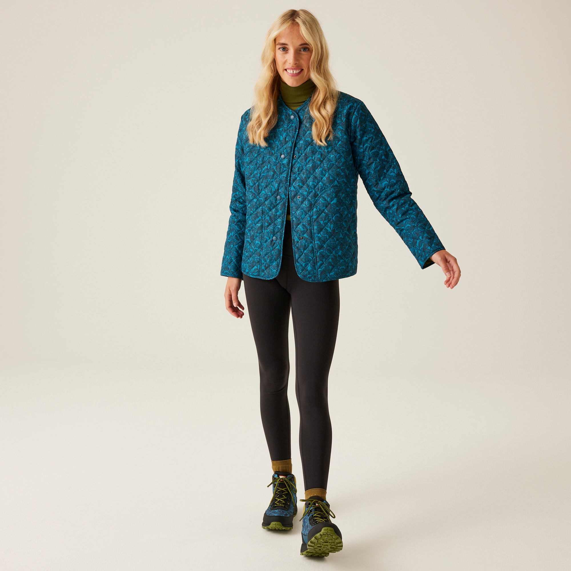 Orla Kiely Quilted Jacket | Birdy Blue