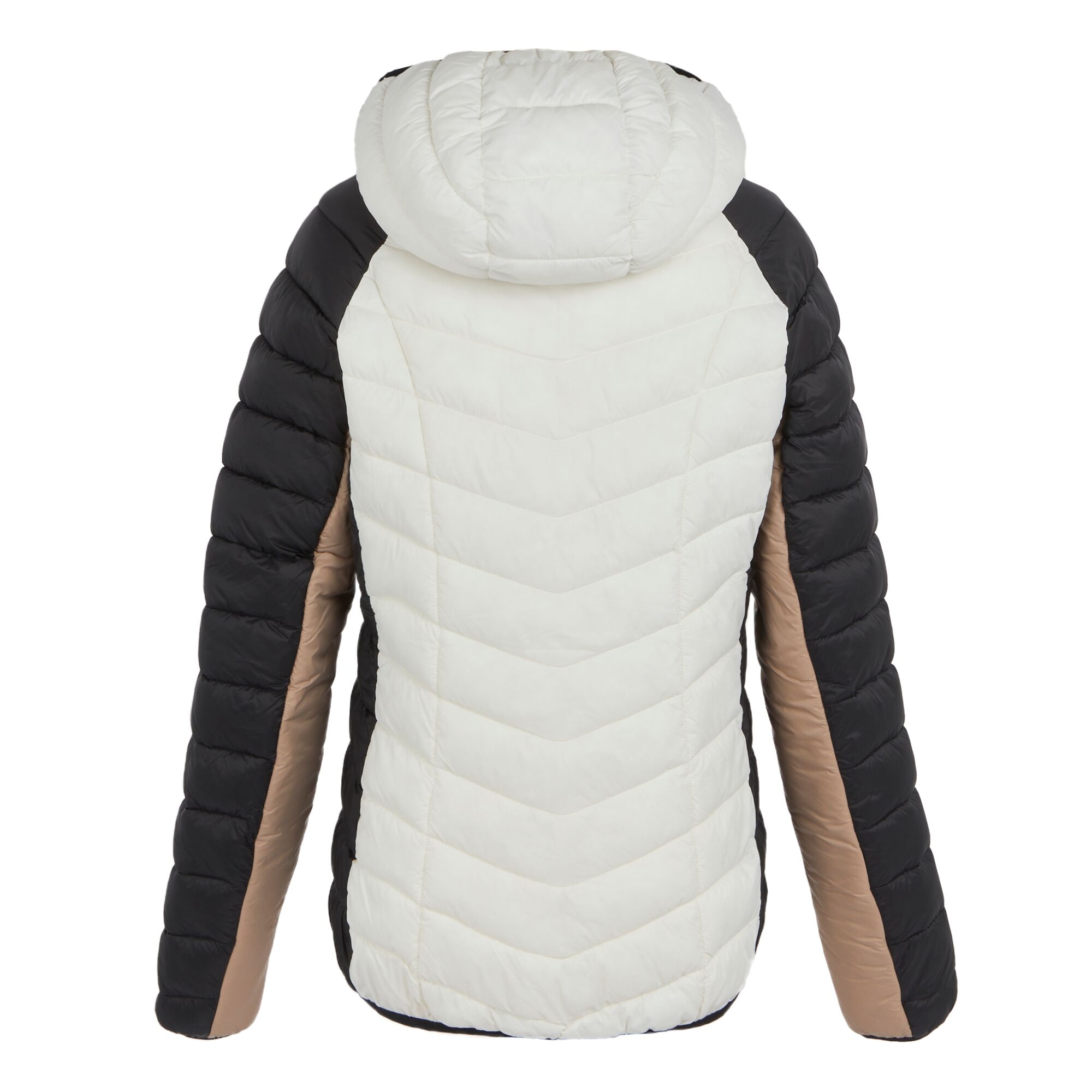 Women's Dalent Quilted Hooded Jacket | Black Blanc De Blanc