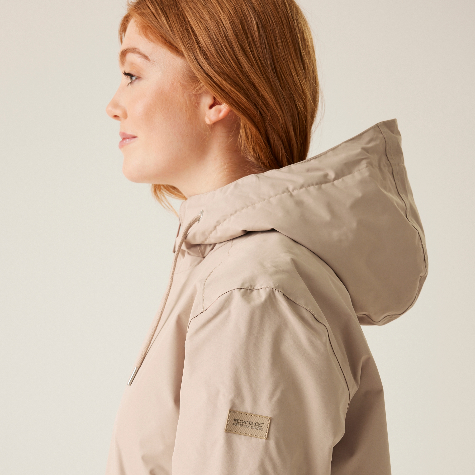 Women's Broadia Waterproof Jacket | Warm Taupe Light Vanilla