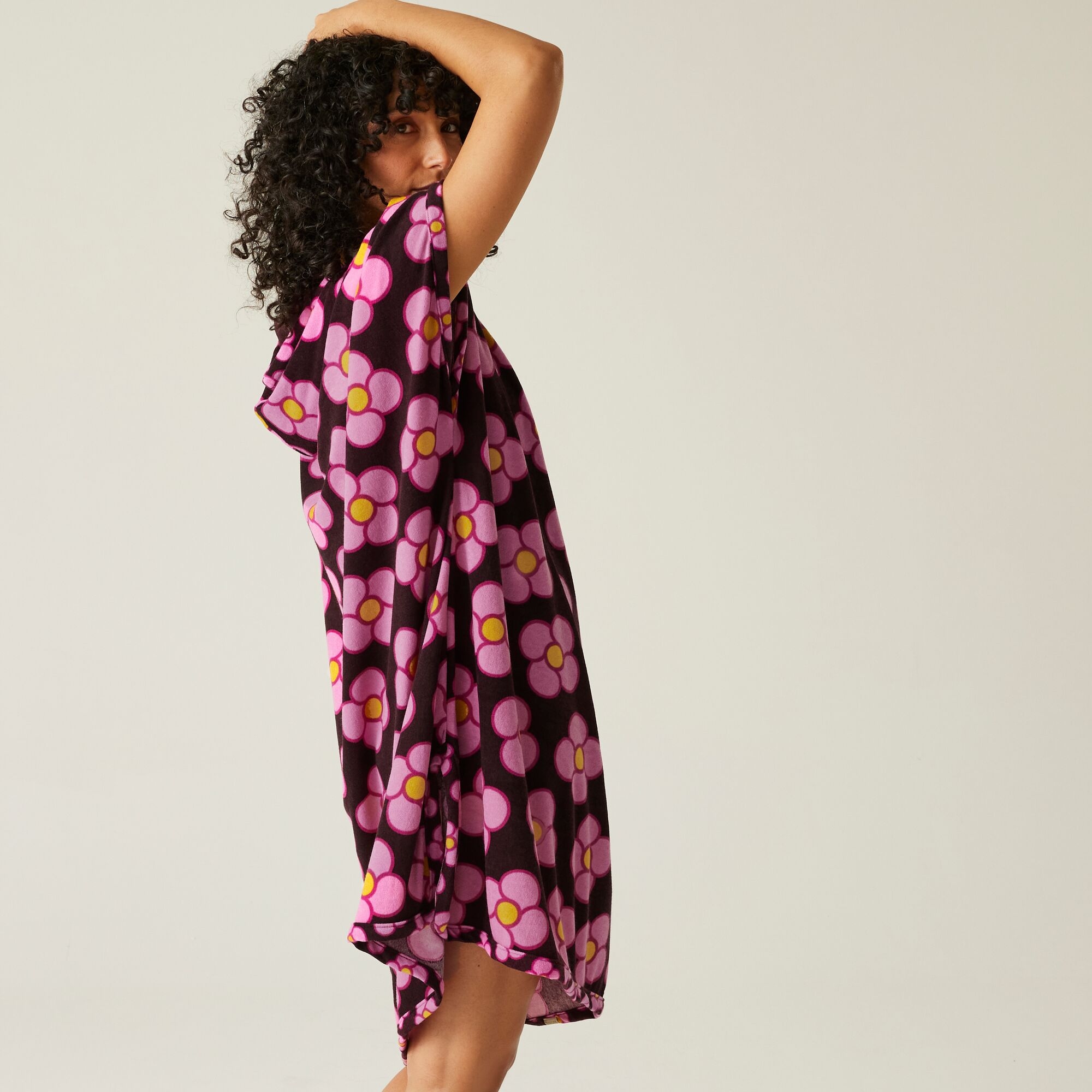 Orla Kiely Towelling II Robe | Spinning Flower Morello