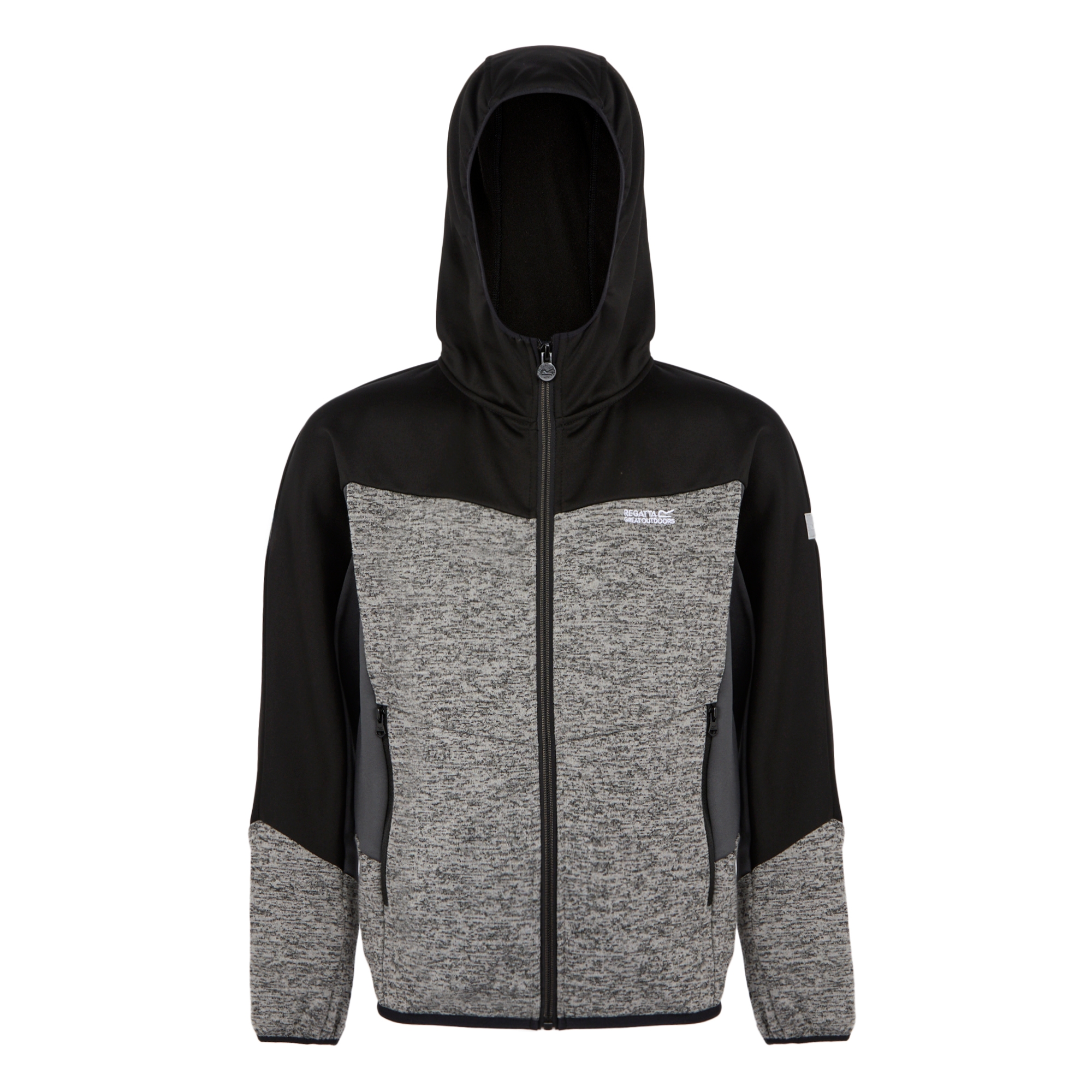 Kids' Dissolver IXI Full Zip Fleece | Mineral Grey Black