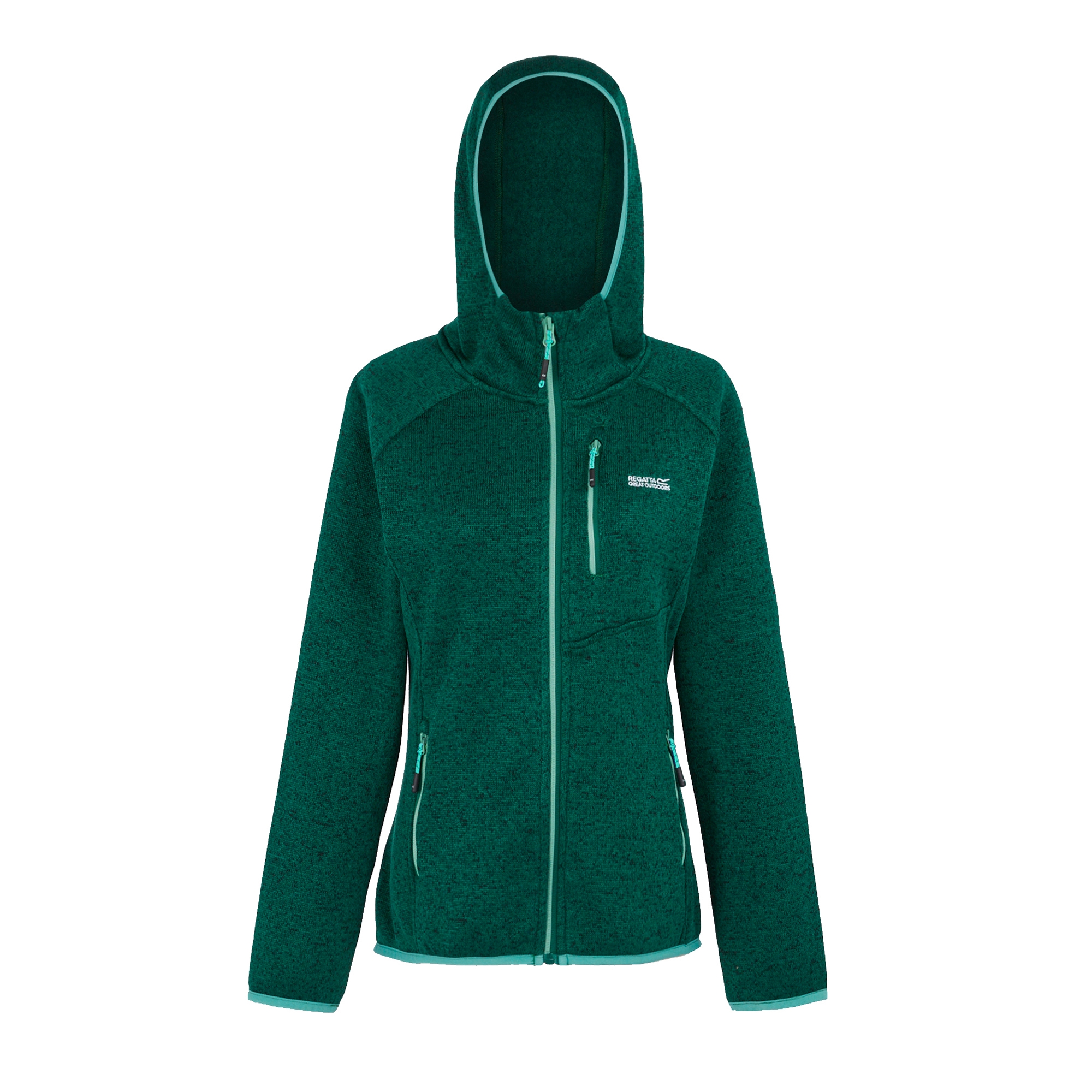 Women's Newhill Hooded Fleece | Rain Forest