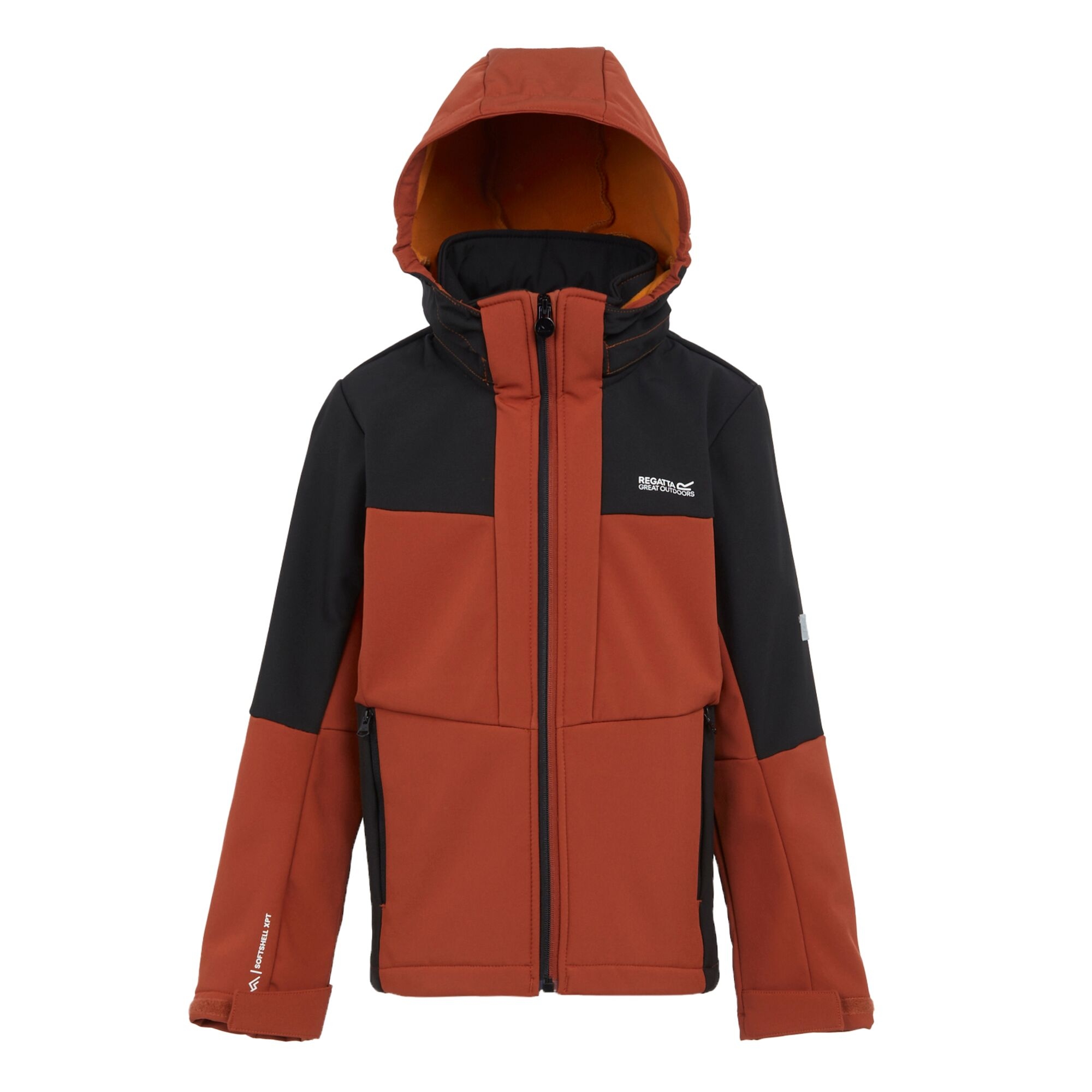 Kids' Haydenbury II Softshell Jacket | Red Ochre Black