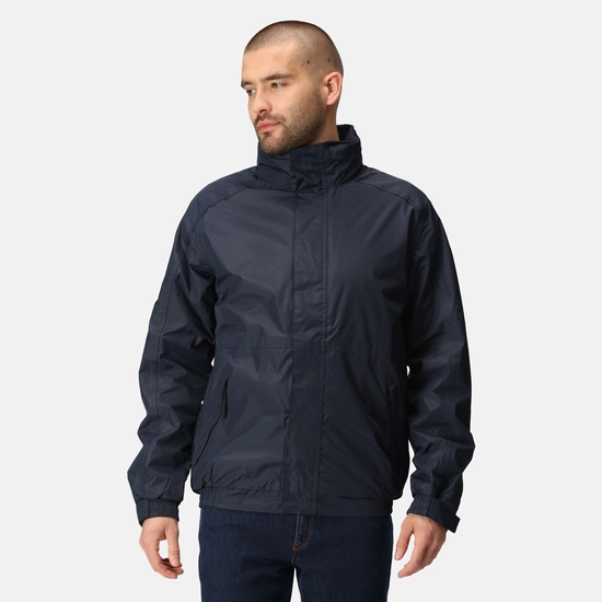 Men's Dover Fleece Lined Waterproof Insulated Bomber Jacket | Royal Blue Navy
