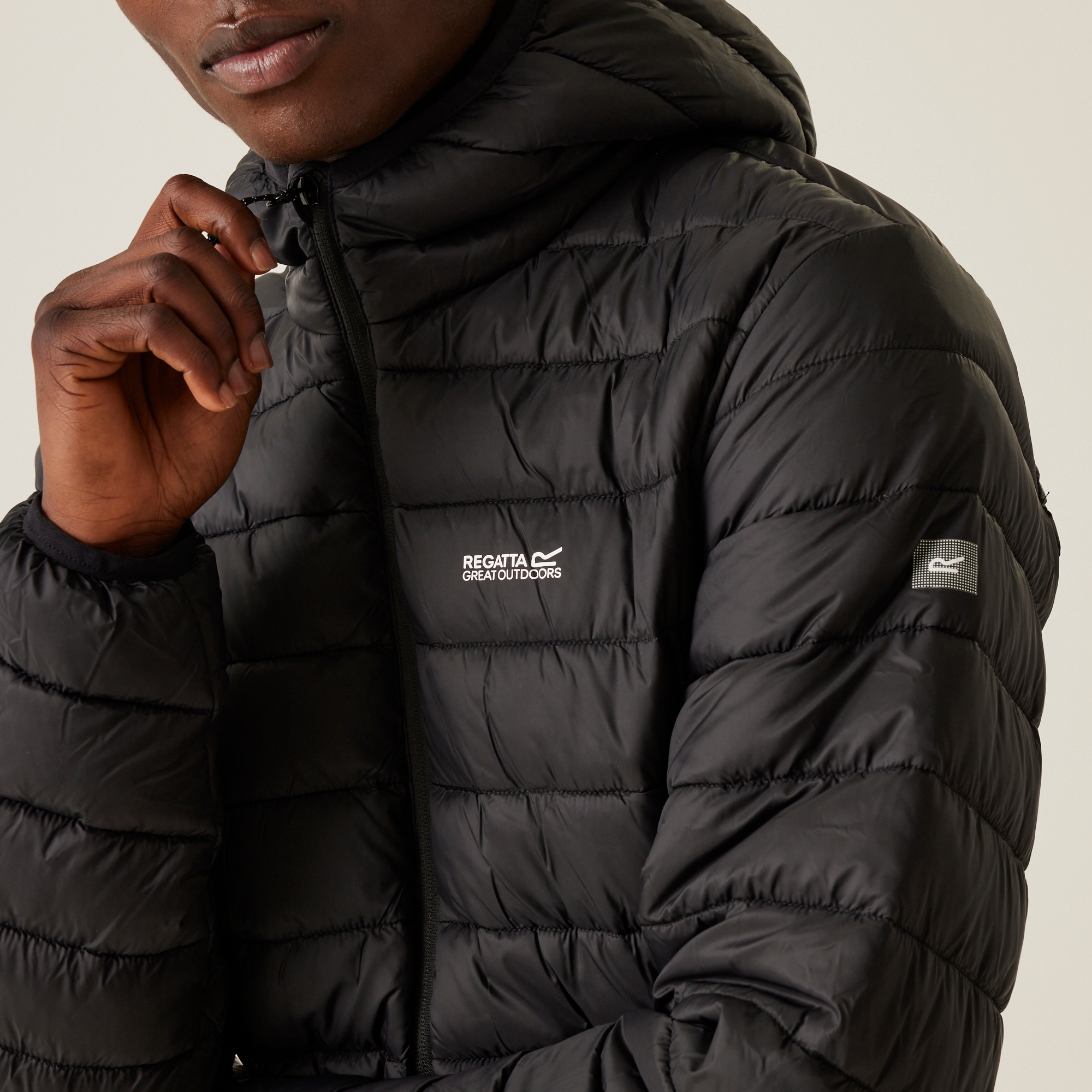Men's Hooded Marizion Padded Jacket | Black
