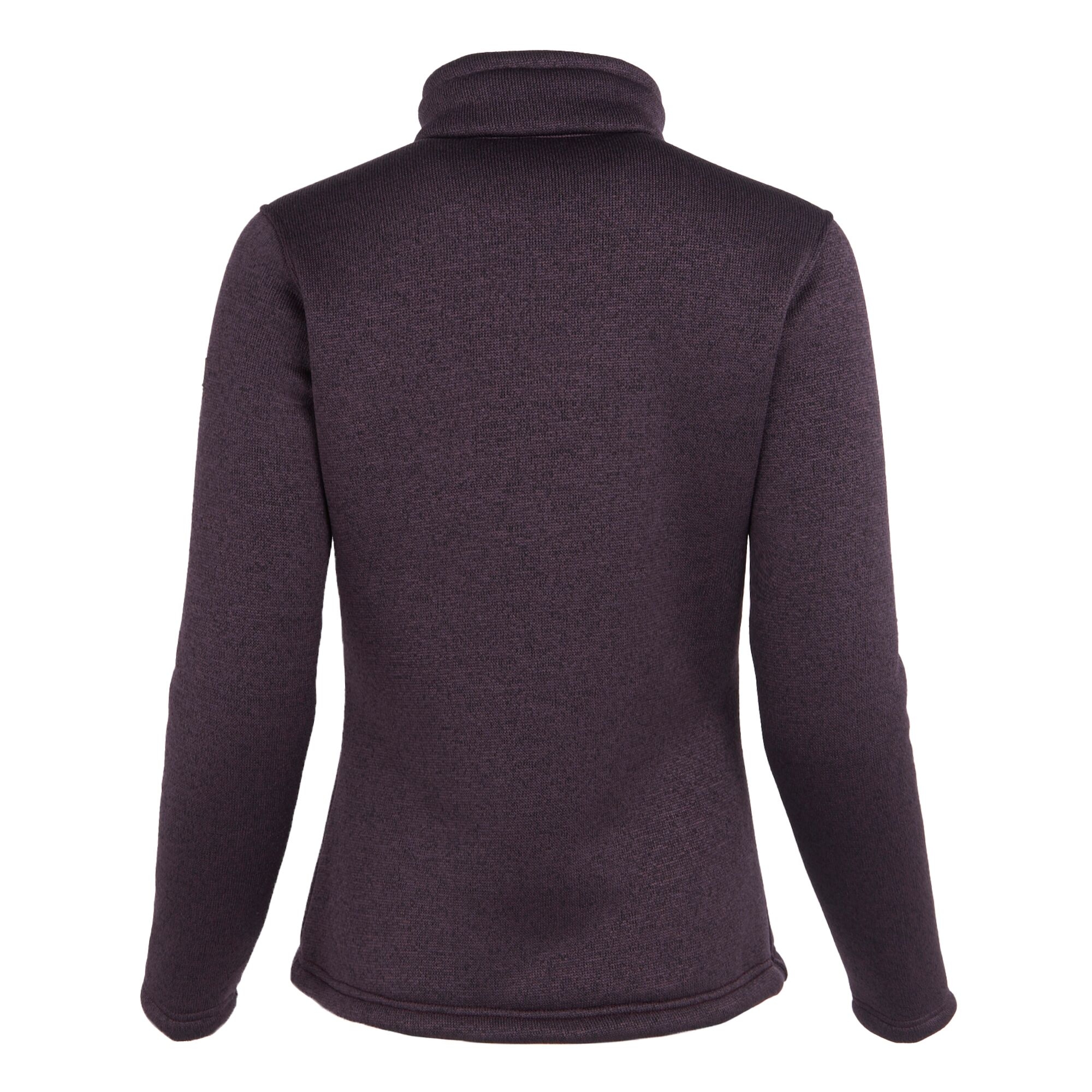 Women's Razia II Full Zip Bonded Fleece | Deep Plum Black