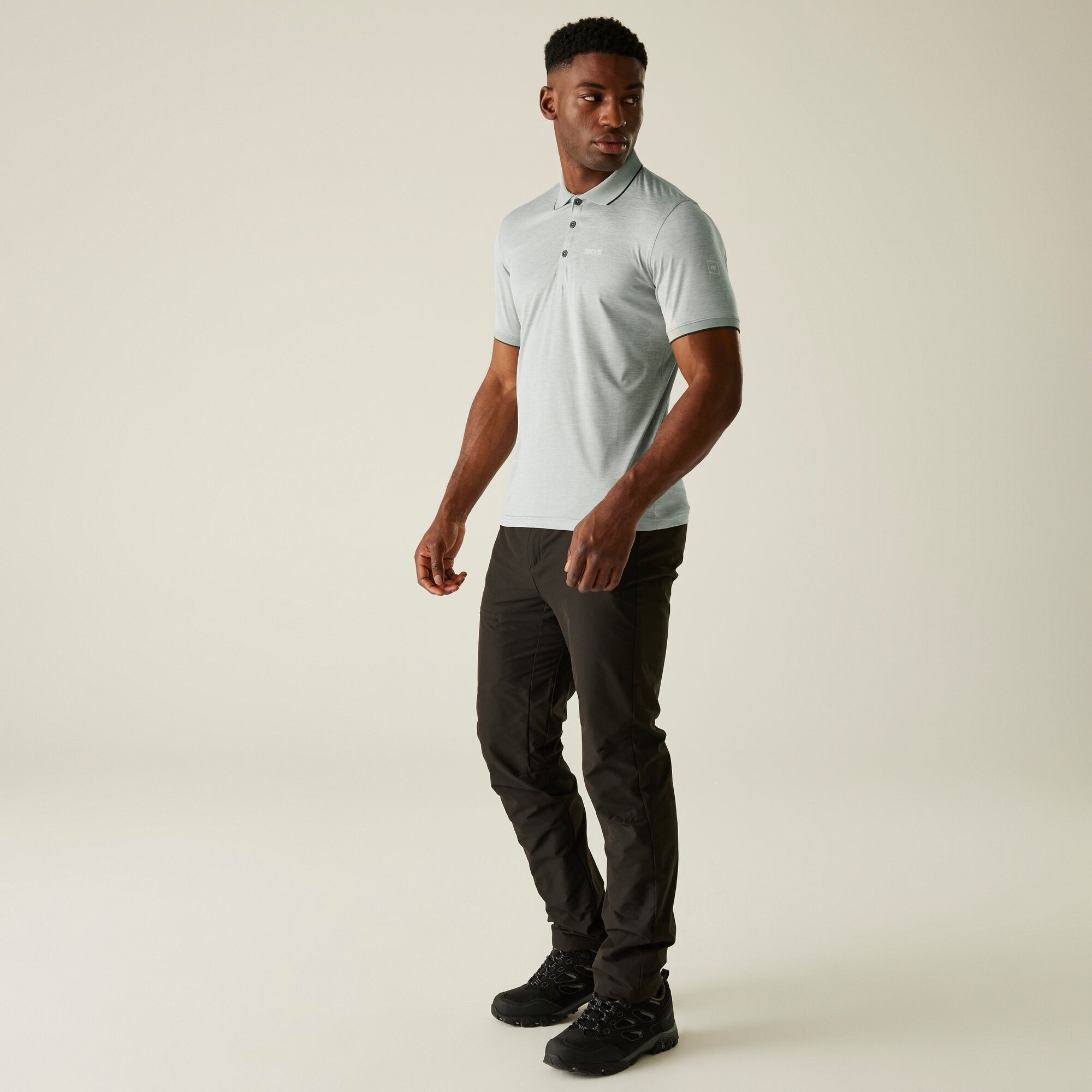 Men's Remex II Jersey Polo Shirt | Silver Grey