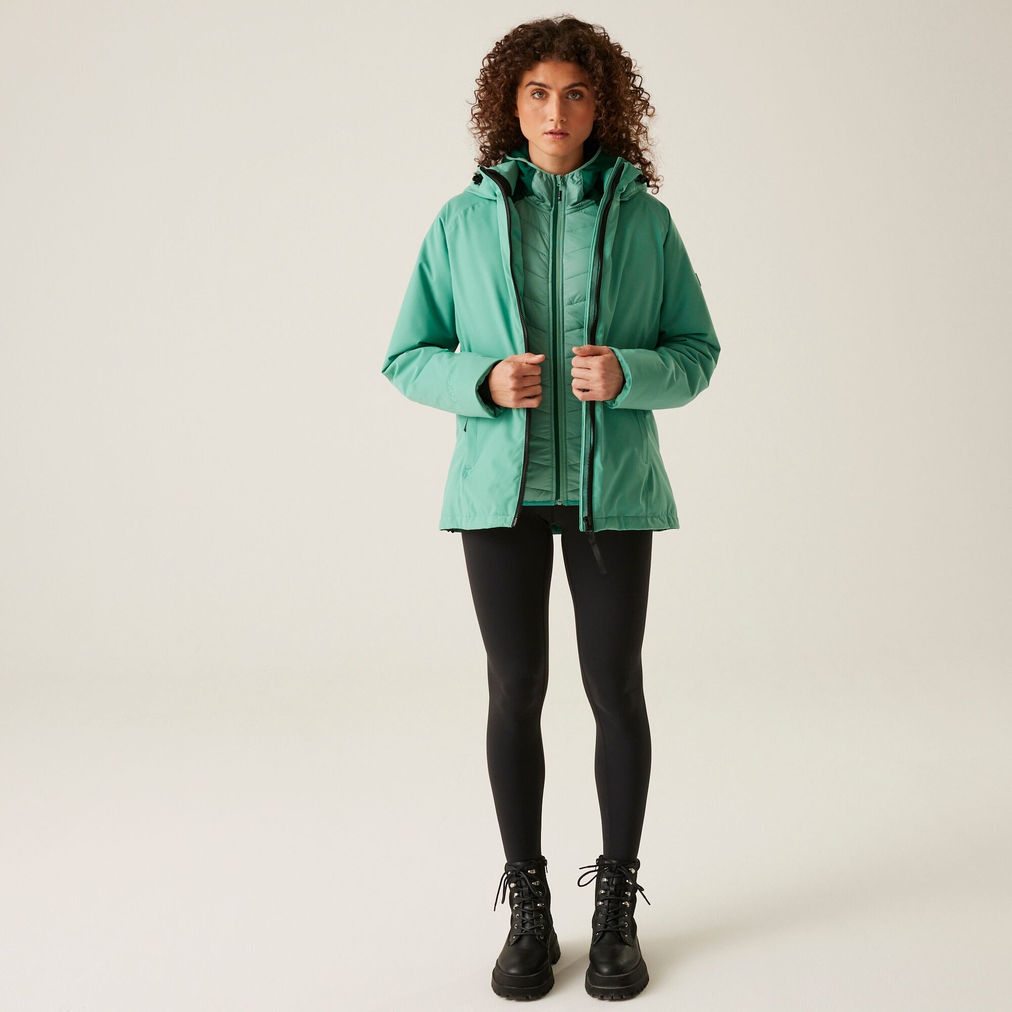 Women's Reeah Waterproof Insulated Jacket | Dusty Green Rain Forest Green