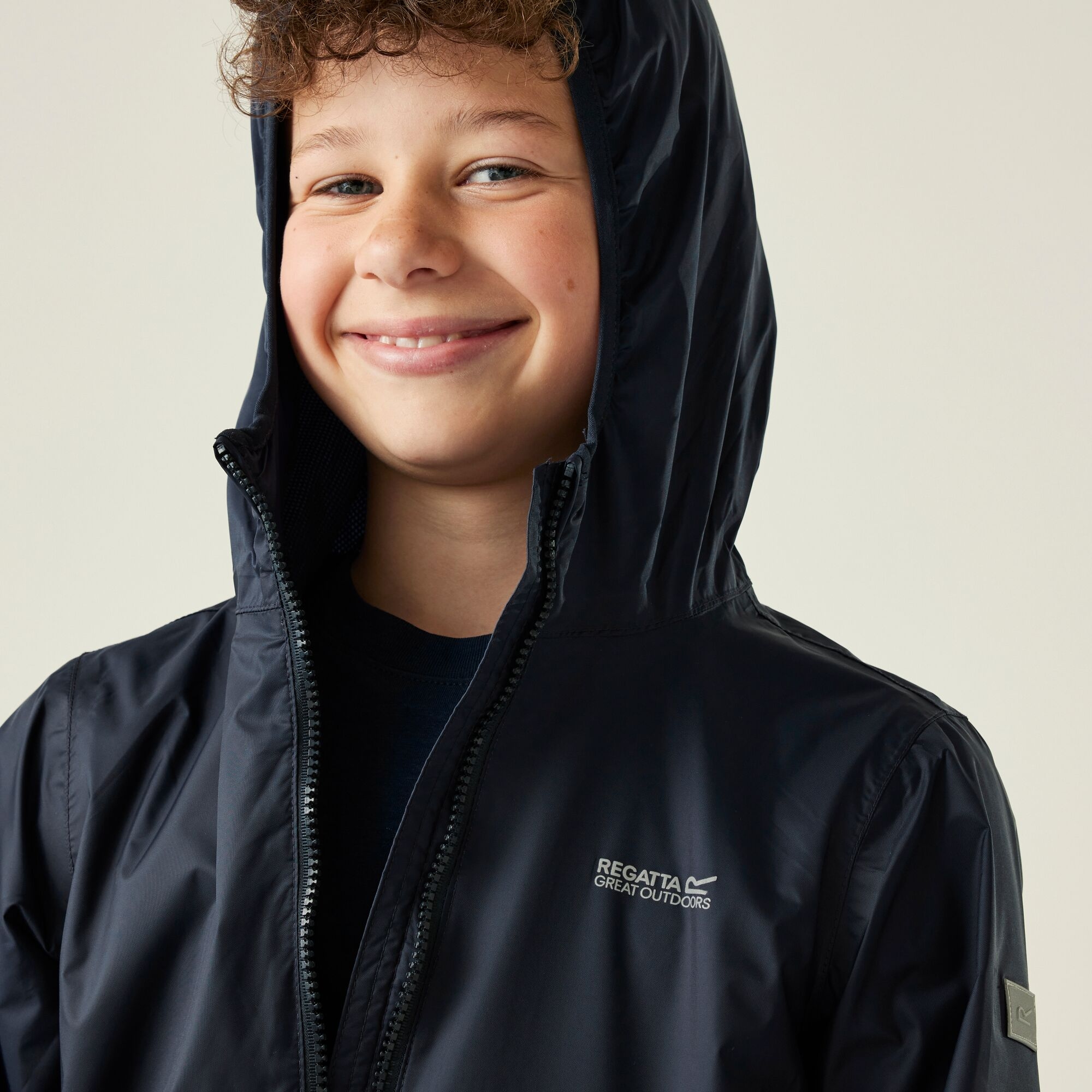 Kids' Lever II Waterproof Packaway Jacket | Navy