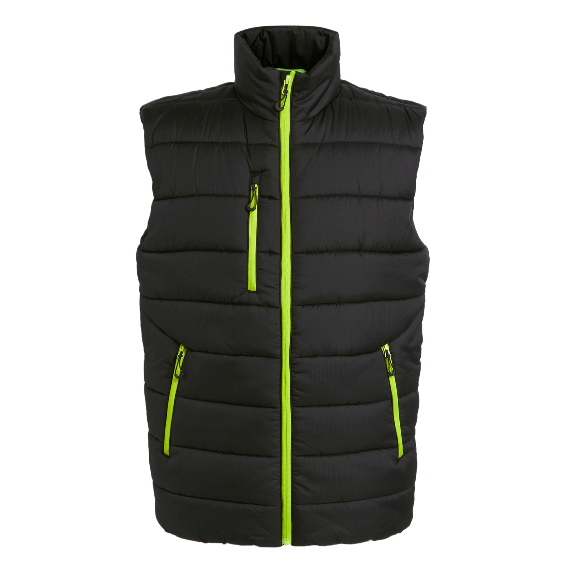 Men's Navigate Thermal Bodywarmer | Black Lime Green