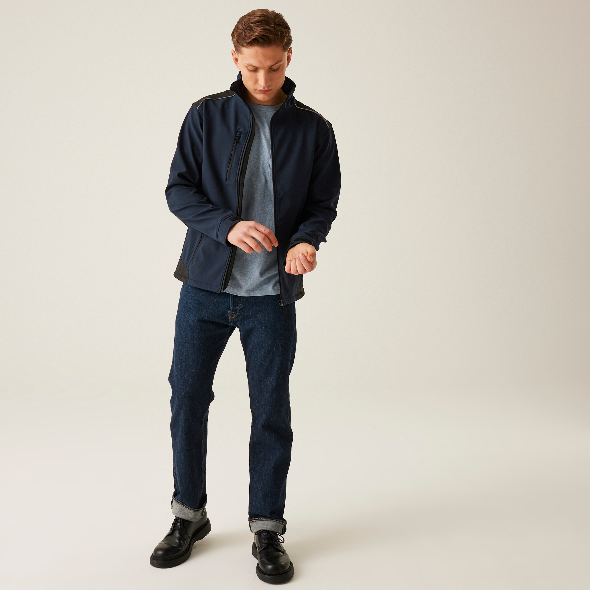 Men's Sandstorm Softshell Jacket | Navy