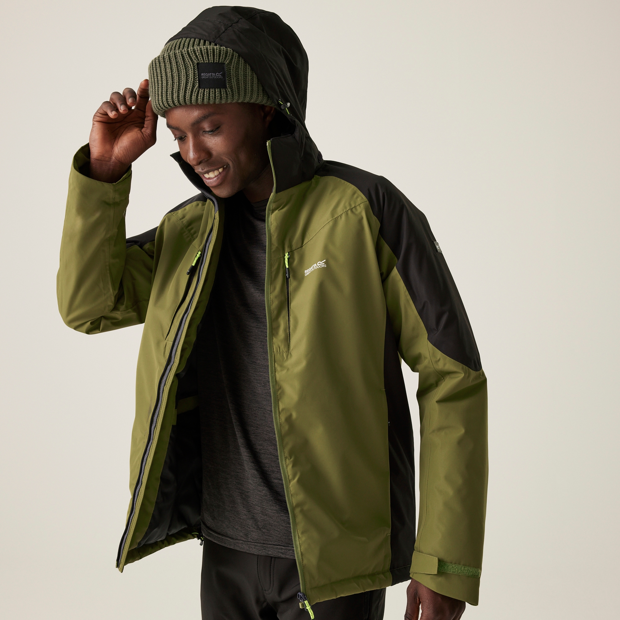 Men's Winter Calderdale II Waterproof Jacket | Nephrite Green Black