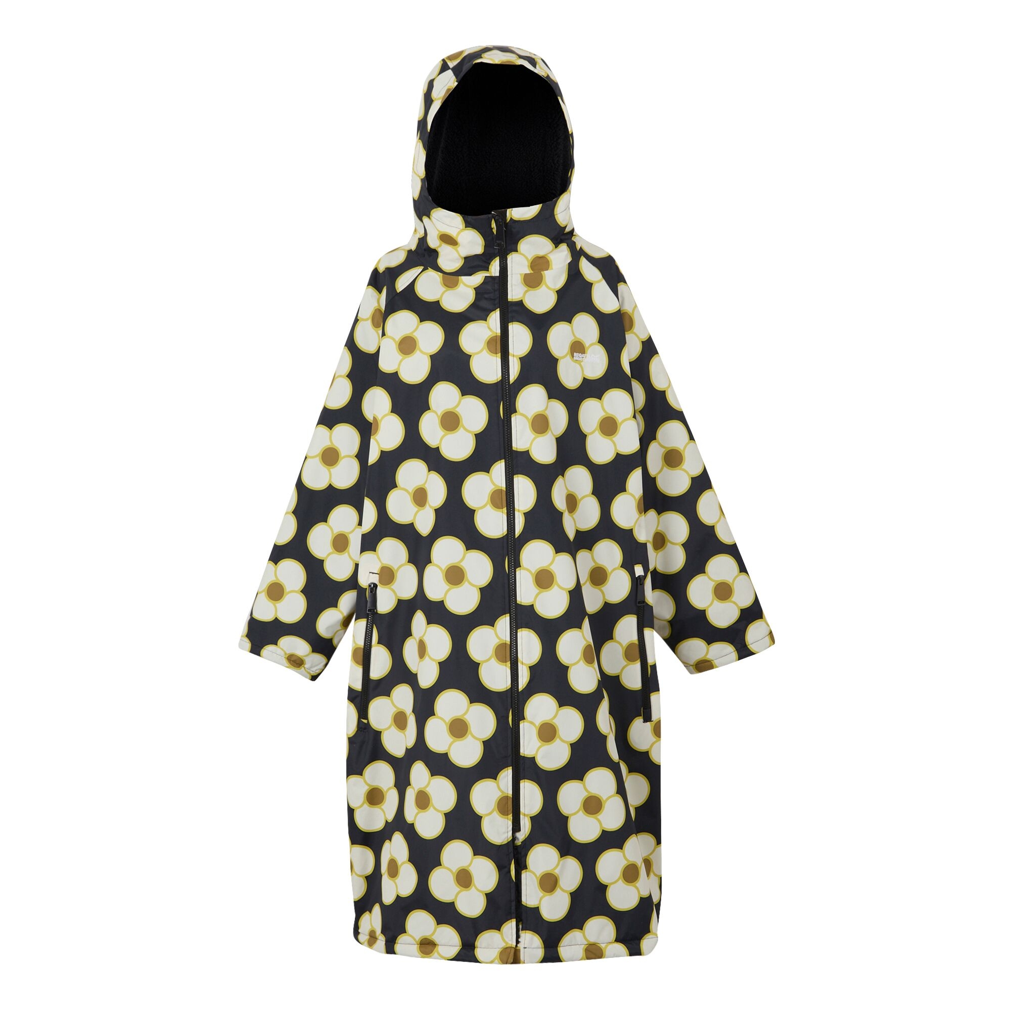 Orla Kiely Waterproof Changing Robe | Spinning Flower Black