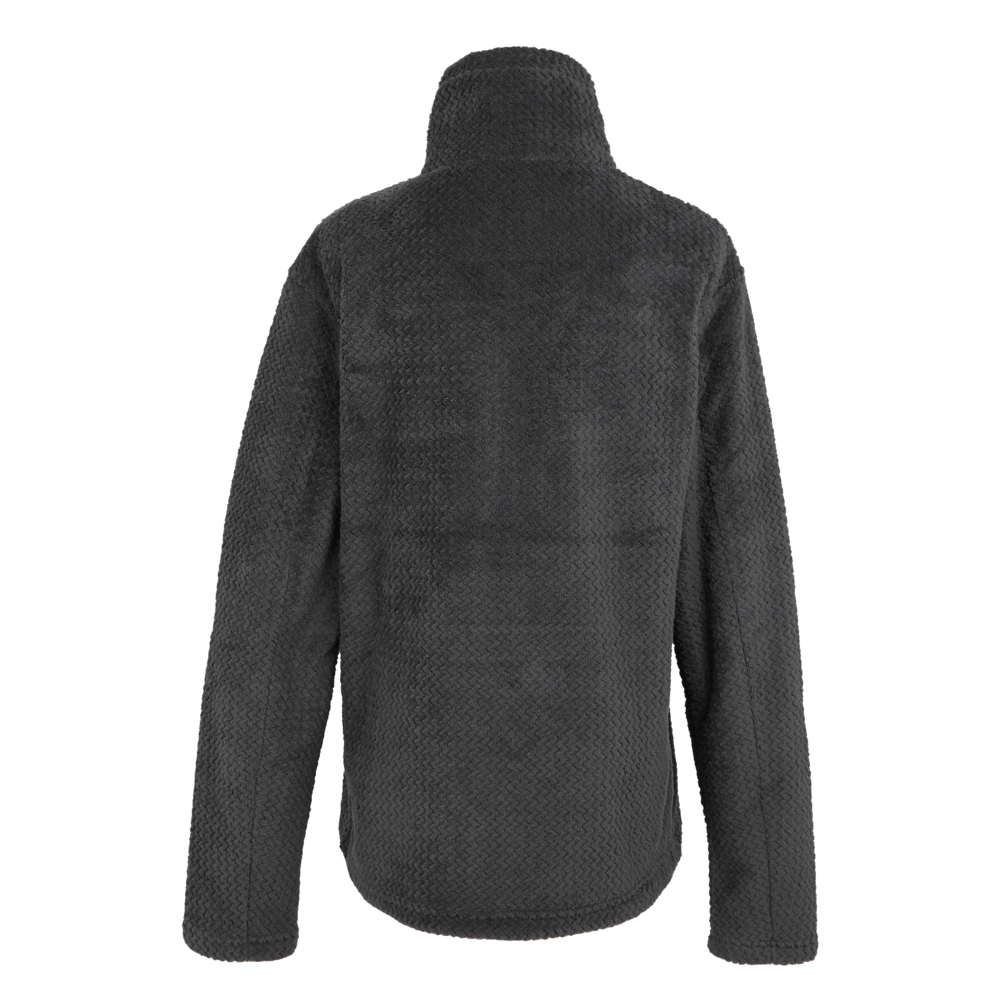 Women's Heidy Fluffy Full Zip Fleece | Dark Grey