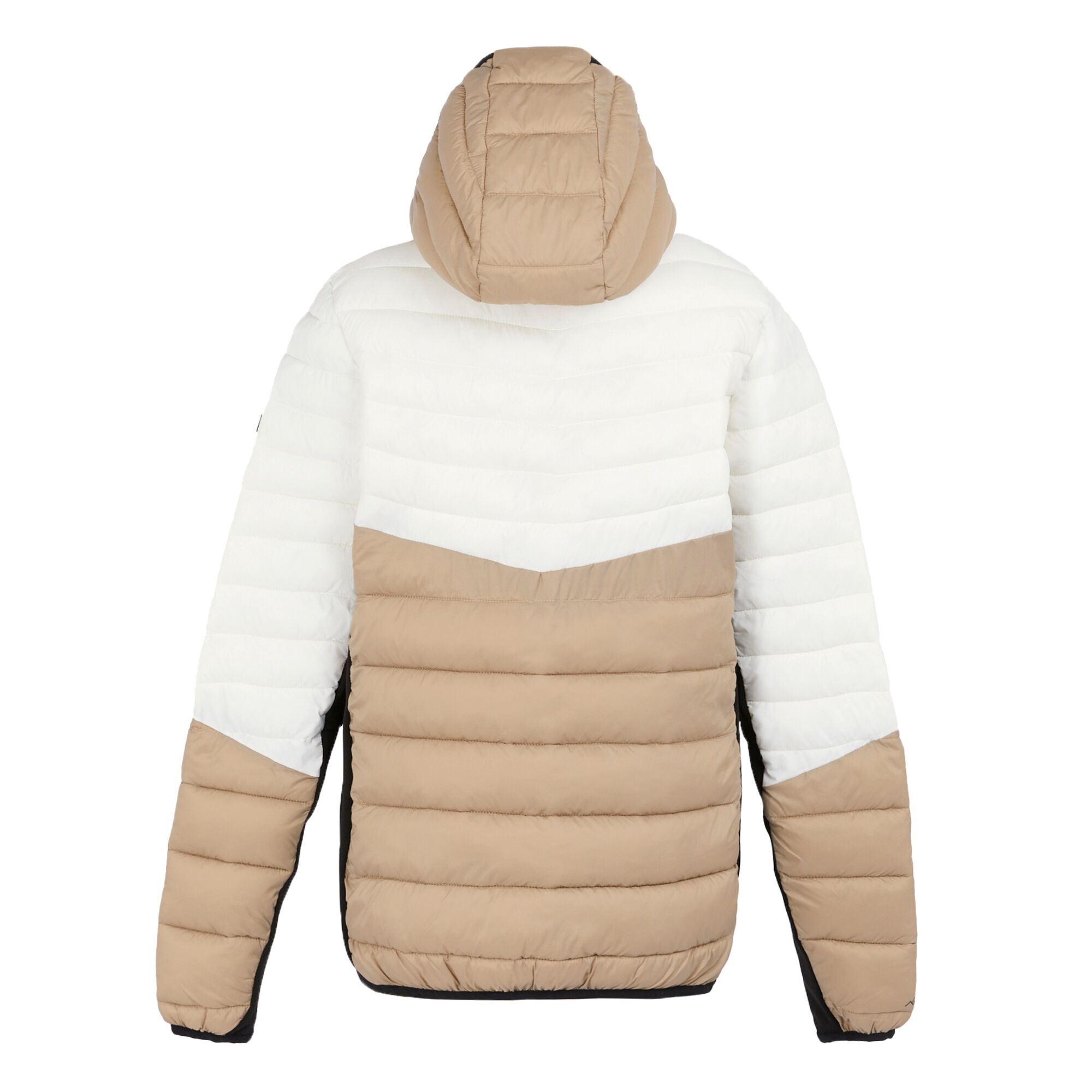 Women's Leedre Hooded Hybrid Jacket | Black Warm Taupe