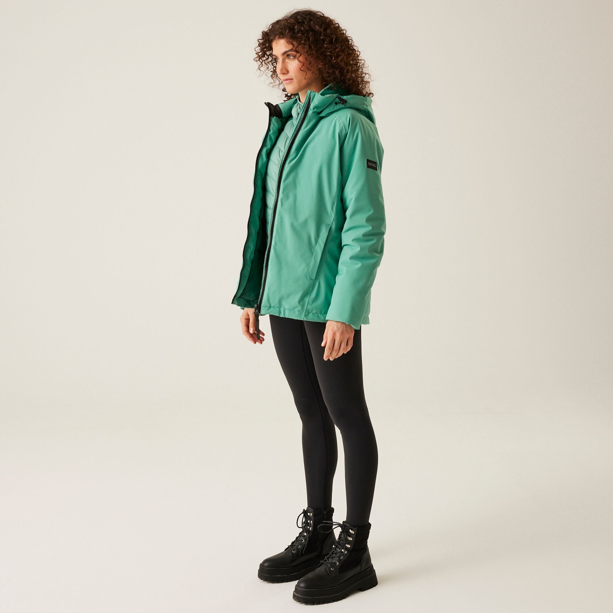 Women's Reeah Waterproof Insulated Jacket | Dusty Green Rain Forest Green
