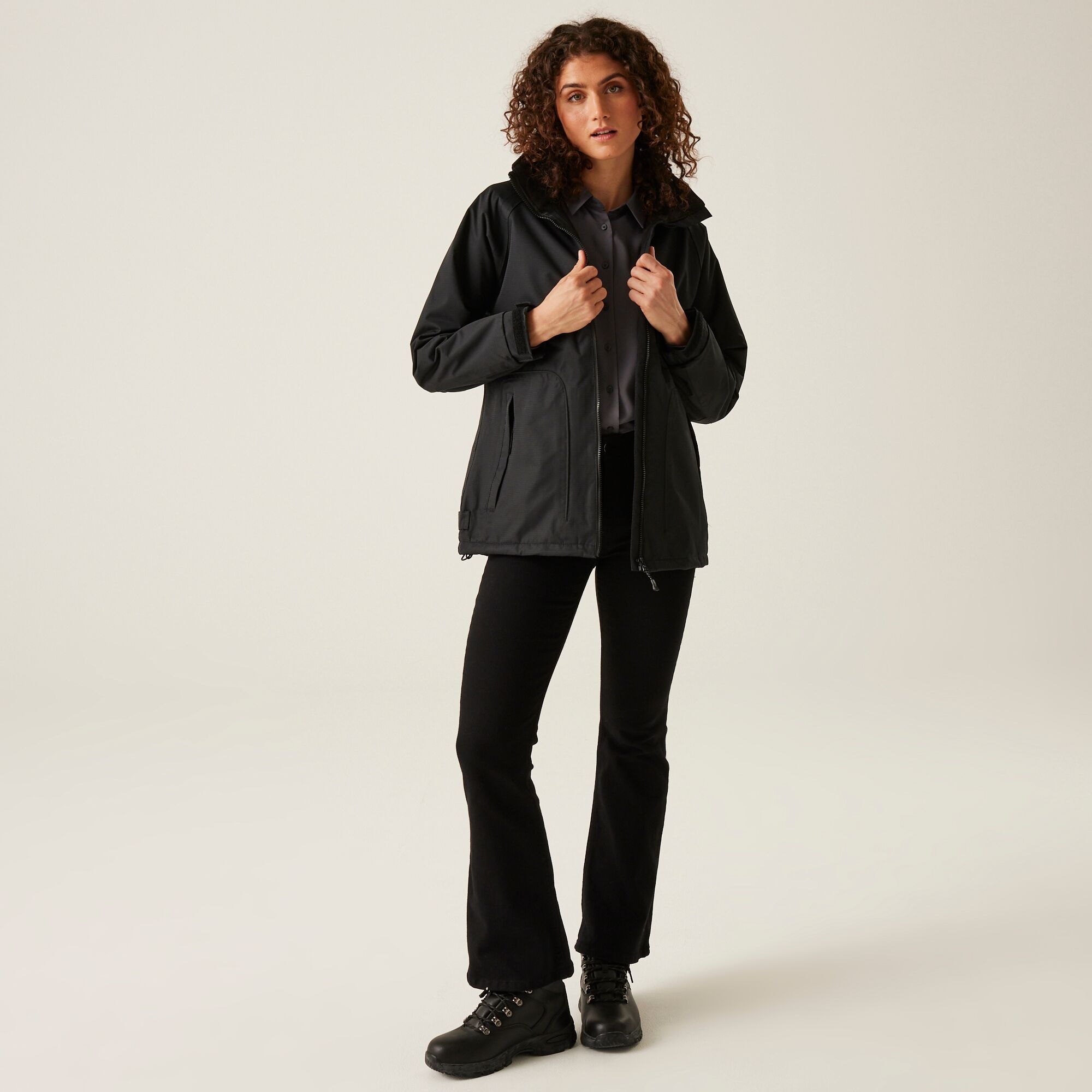 Women's Hudson Fleece Lined Jacket | Black