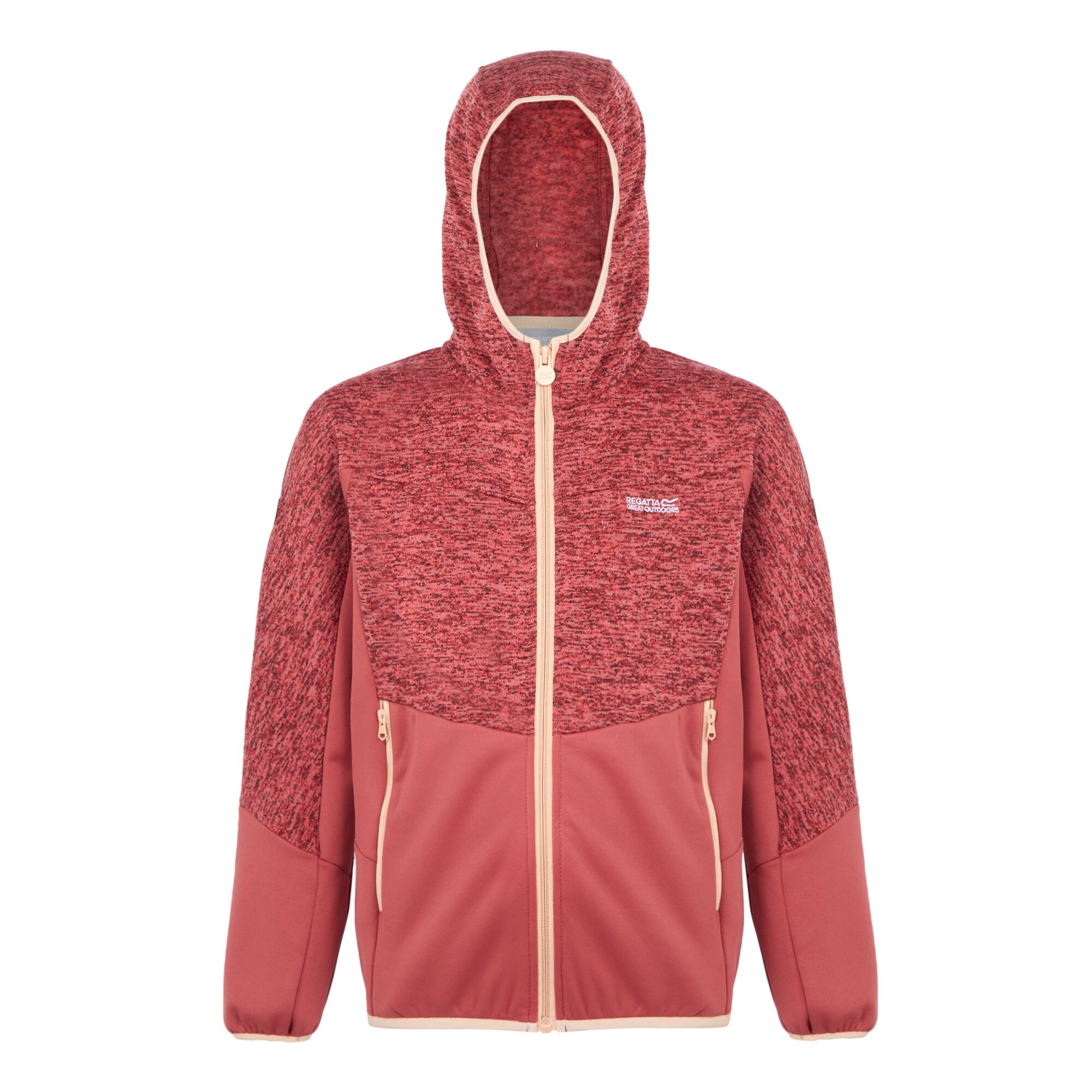 Kids' Dissolver IXI Full Zip Fleece | Red Sky Mineral Red
